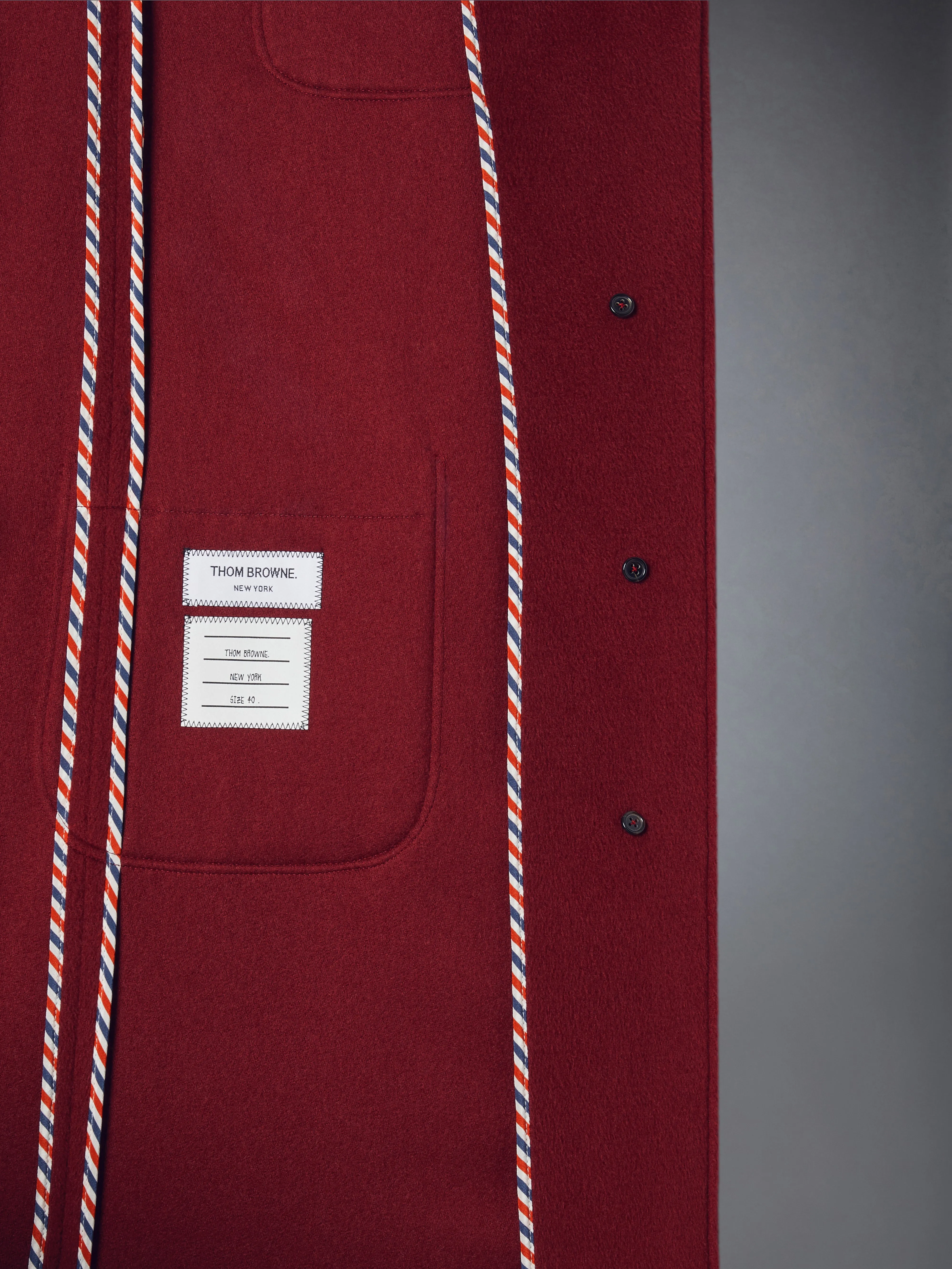CASHMERE BELL SLEEVE OVERCOAT sold by Thom Browne product image thumbnail 5