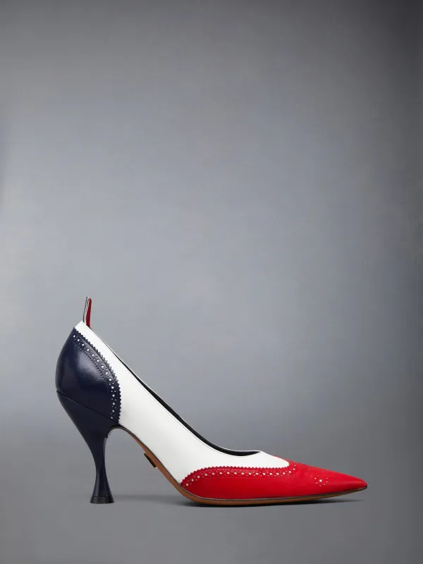 LEATHER WINGTIP PUMP 90MM made by Thom Browne