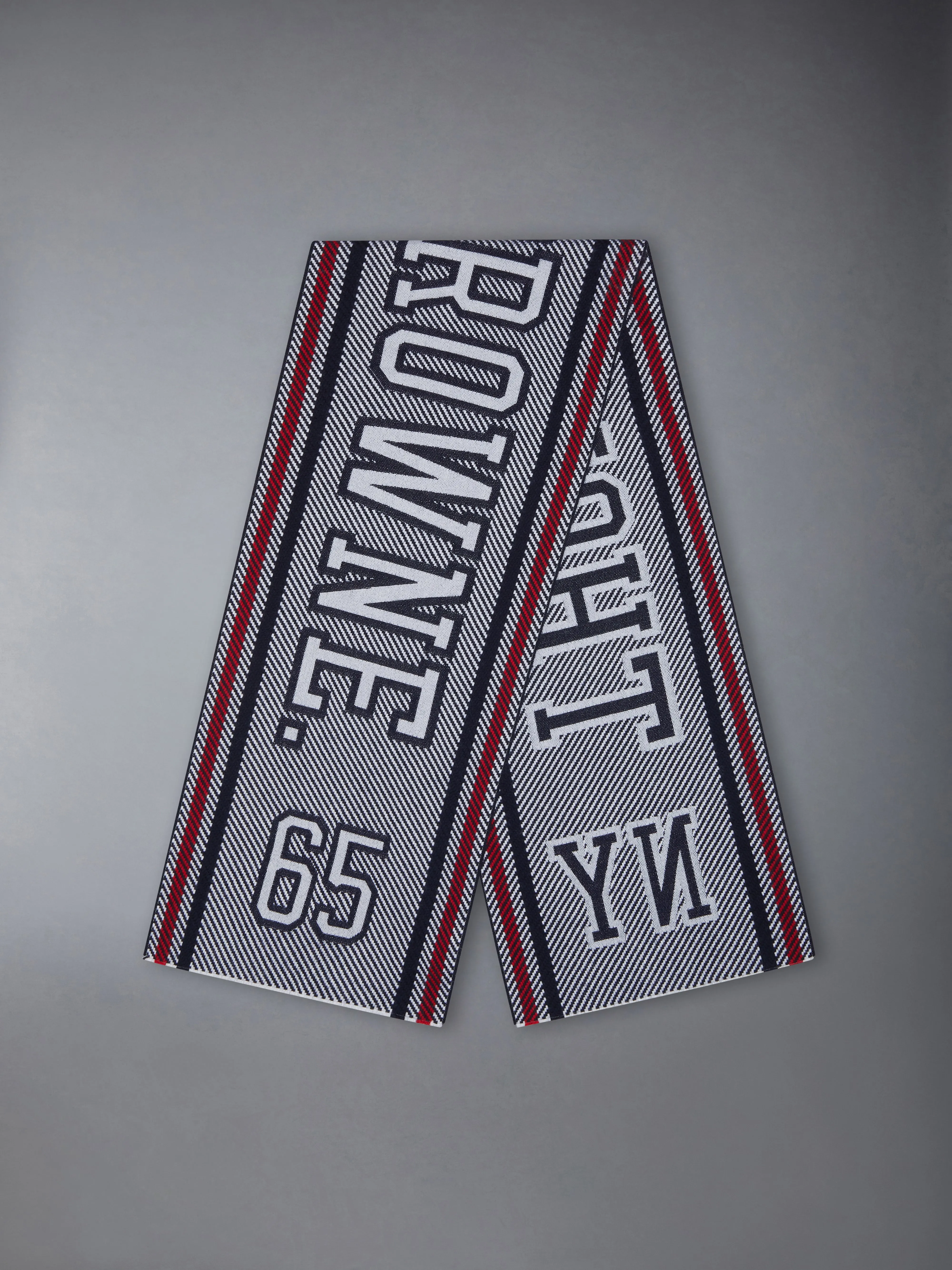 MERINO WOOL VARSITY SCARF sold by Thom Browne product image thumbnail 3