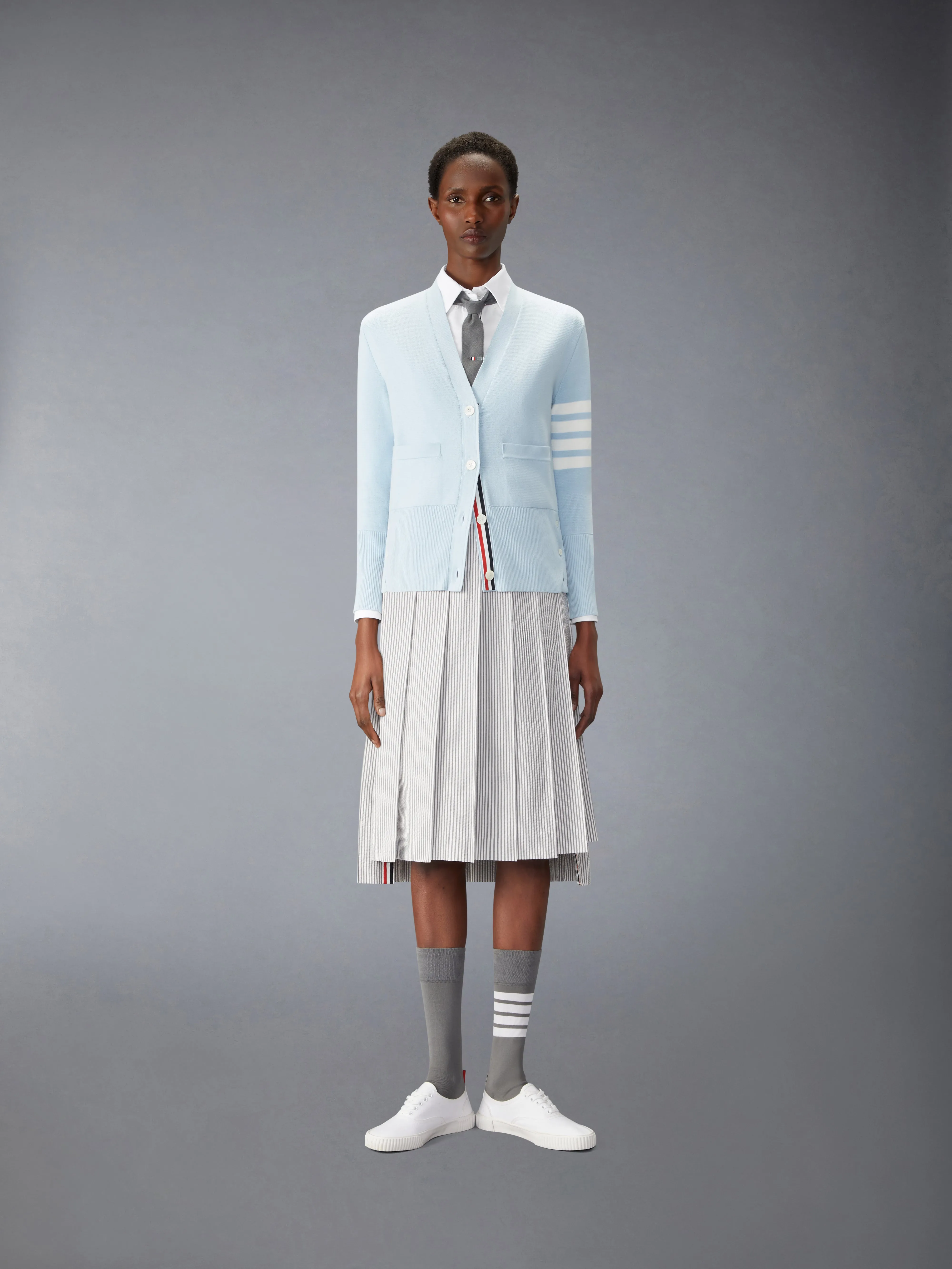 OXFORD GROSGRAIN PLACKET CLASSIC SHIRT sold by Thom Browne product image thumbnail 4