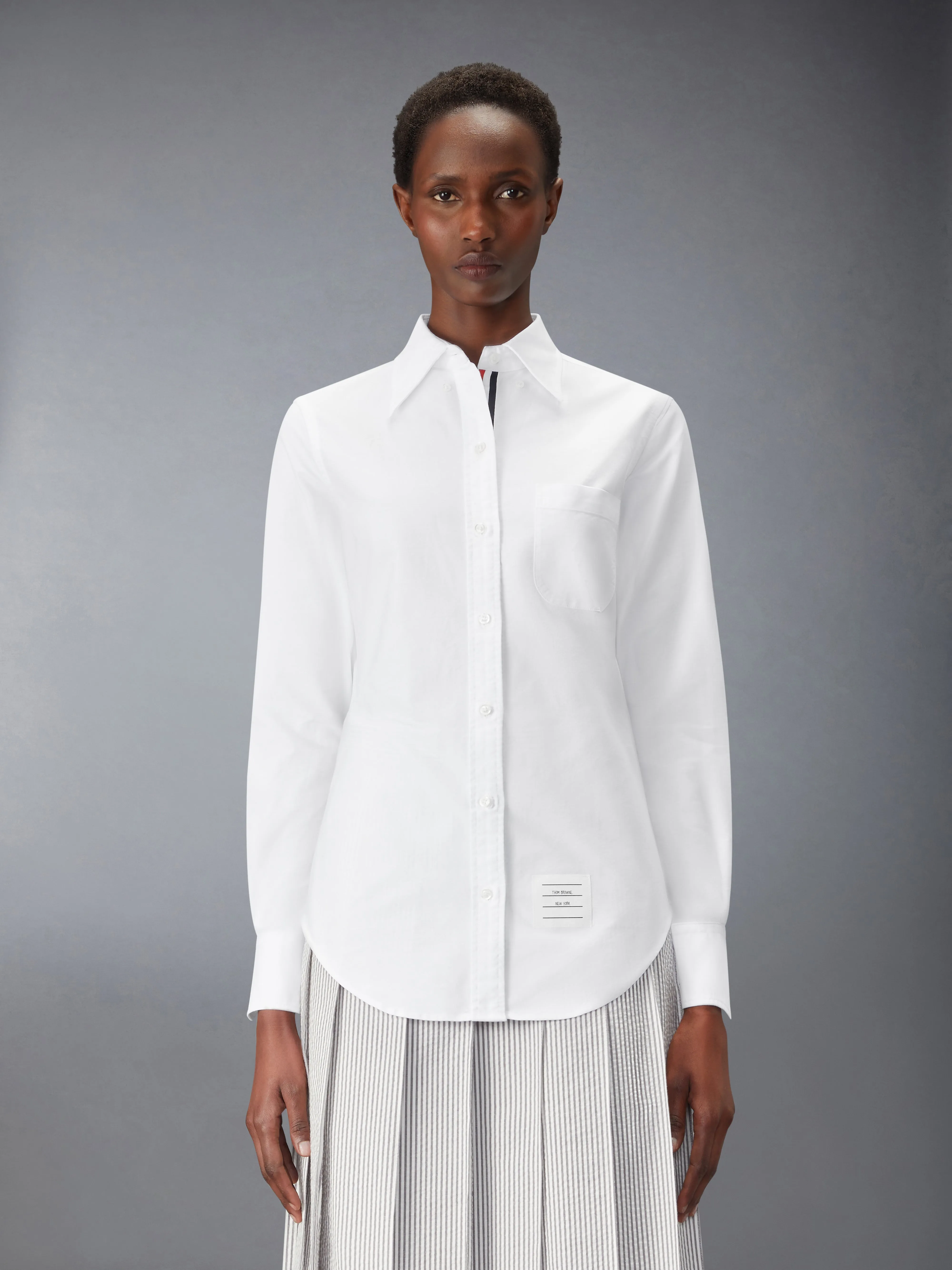 OXFORD GROSGRAIN PLACKET CLASSIC SHIRT sold by Thom Browne product image thumbnail 2