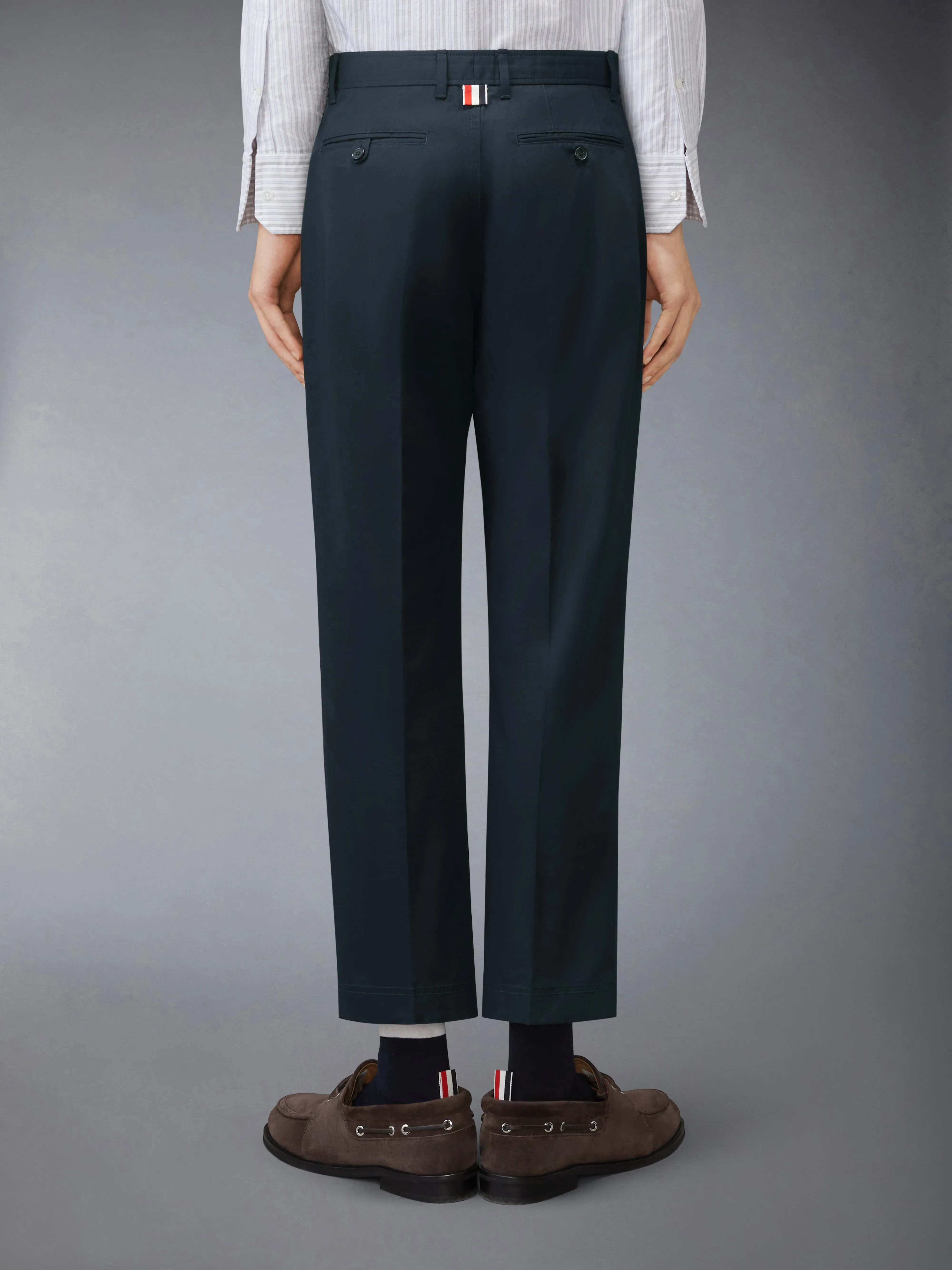 TAPERED CHINO TROUSERS sold by Thom Browne product image thumbnail 2