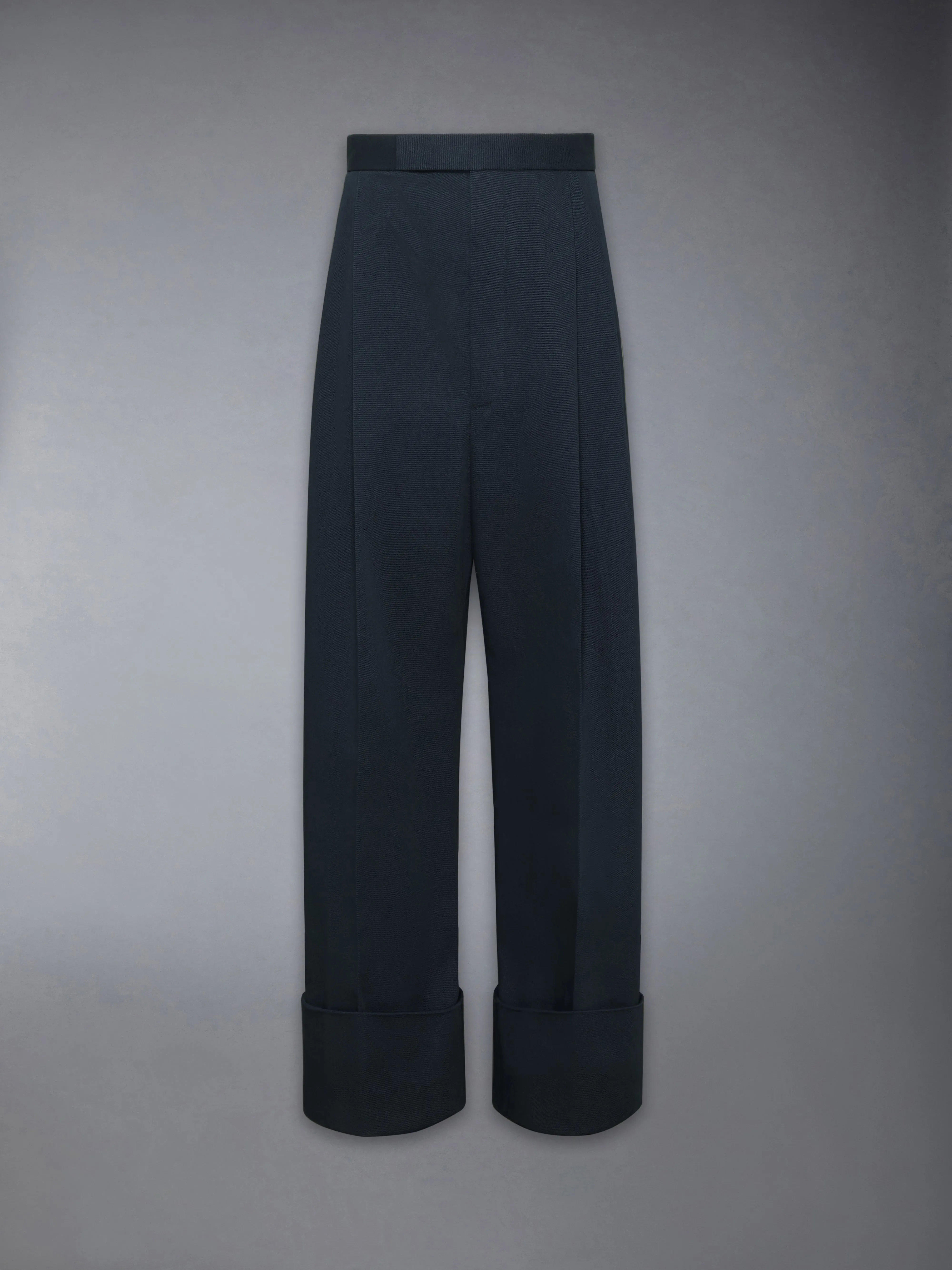 COTTON GABARDINE DOUBLE PLEAT TROUSERS sold by Thom Browne product image thumbnail 5
