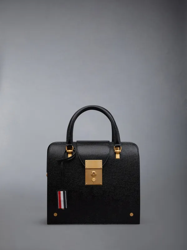 MRS. THOM JR BAG IN PEBBLE LUCIDO LEATHER made by Thom Browne
