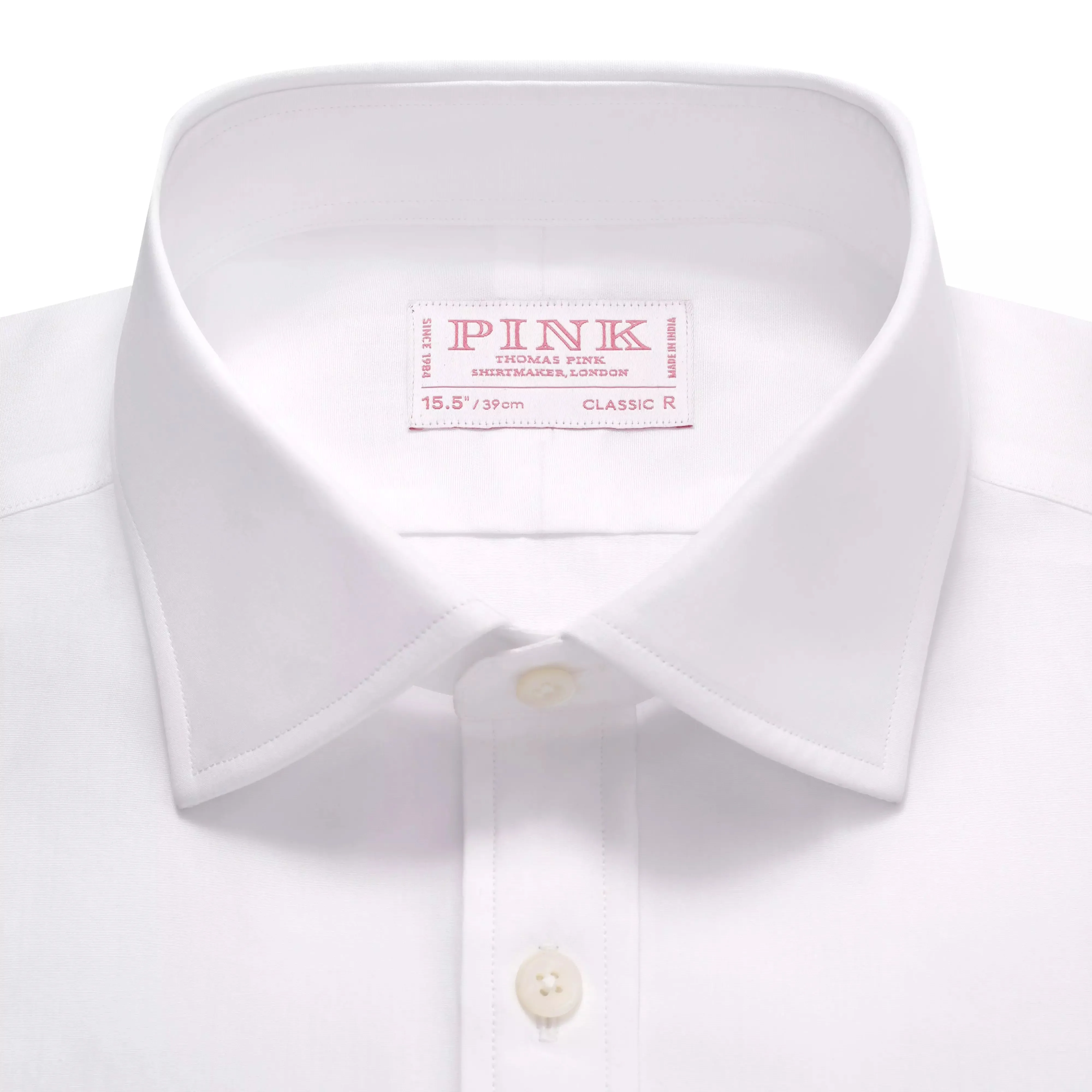 White Classic Fit Poplin Dress Shirt sold by Thomas Pink product image thumbnail 3