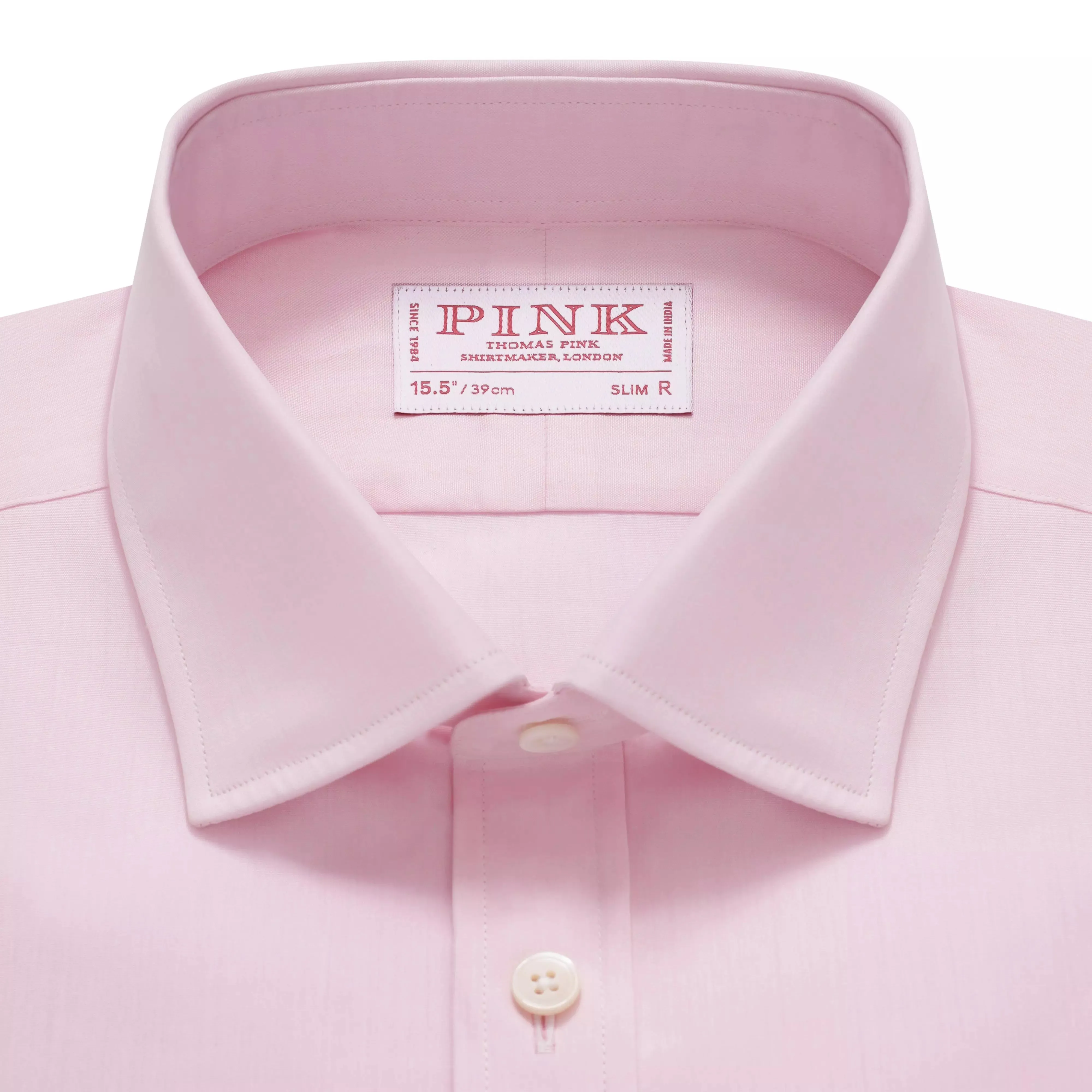 Pale Pink Slim Fit French Cuff Ramses Poplin Formal Shirt sold by Thomas Pink product image thumbnail 3