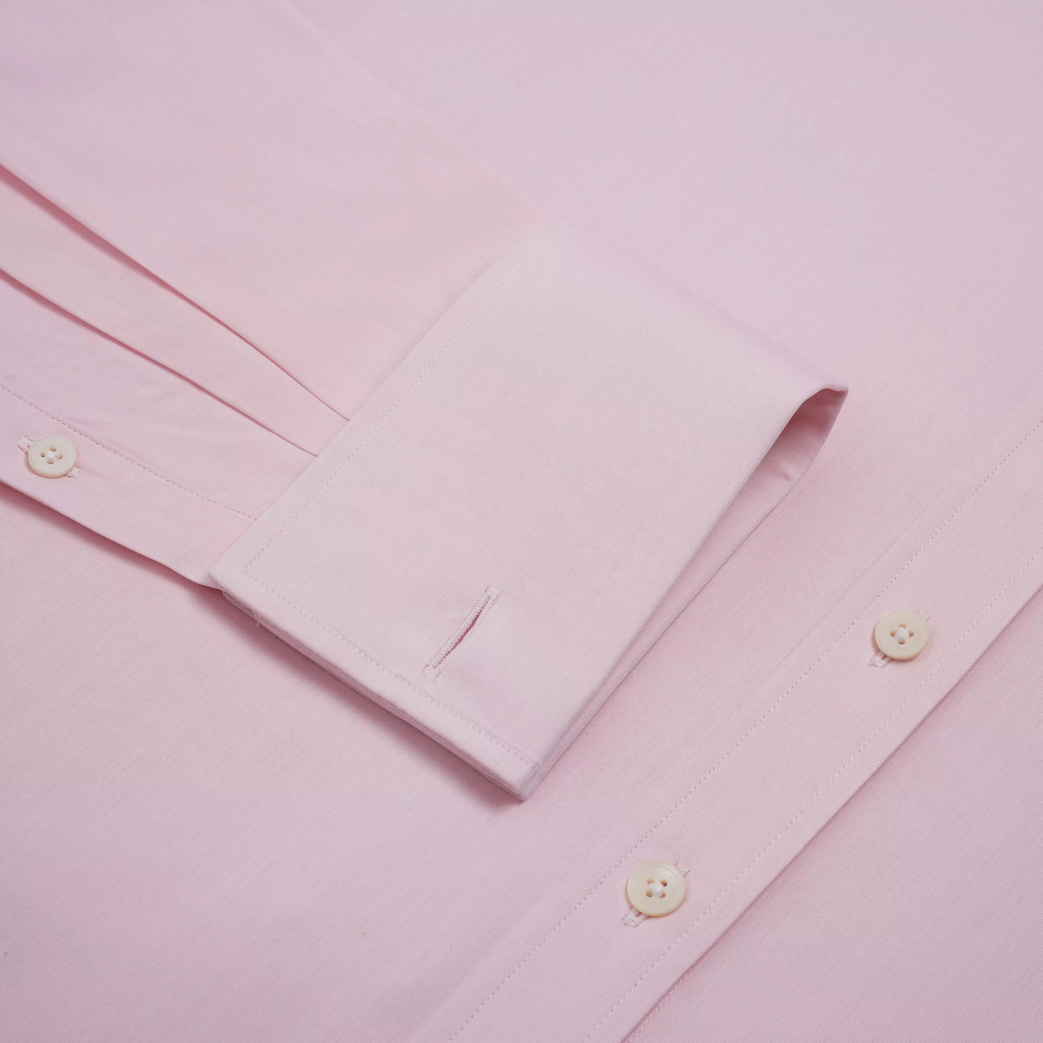 Pale Pink Tailored Fit French Cuff Ramses Poplin Formal Shirt sold by Thomas Pink product image thumbnail 2