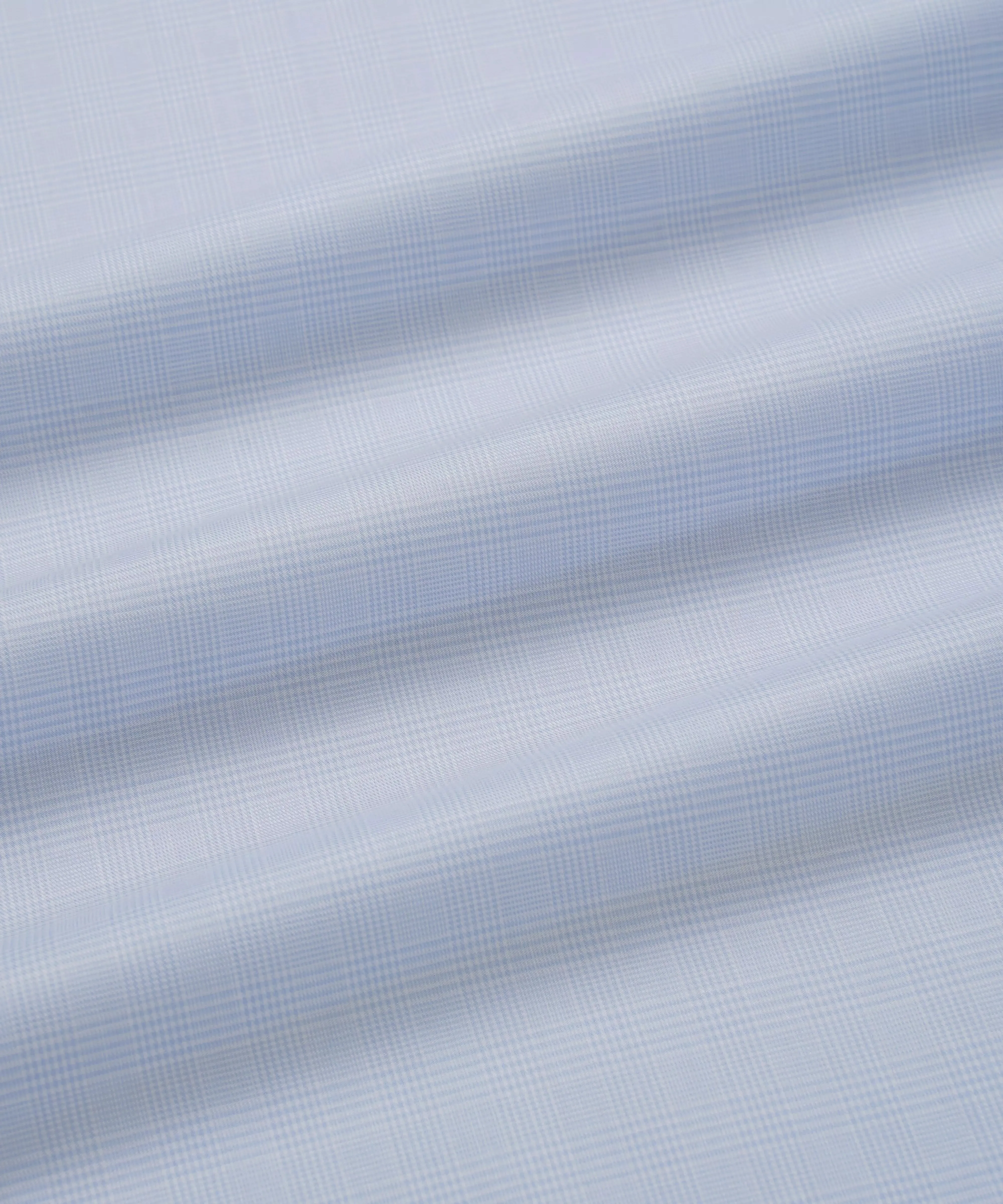 Pale Blue & White Classic Fit Small POW Check Formal Shirt sold by Thomas Pink product image thumbnail 4