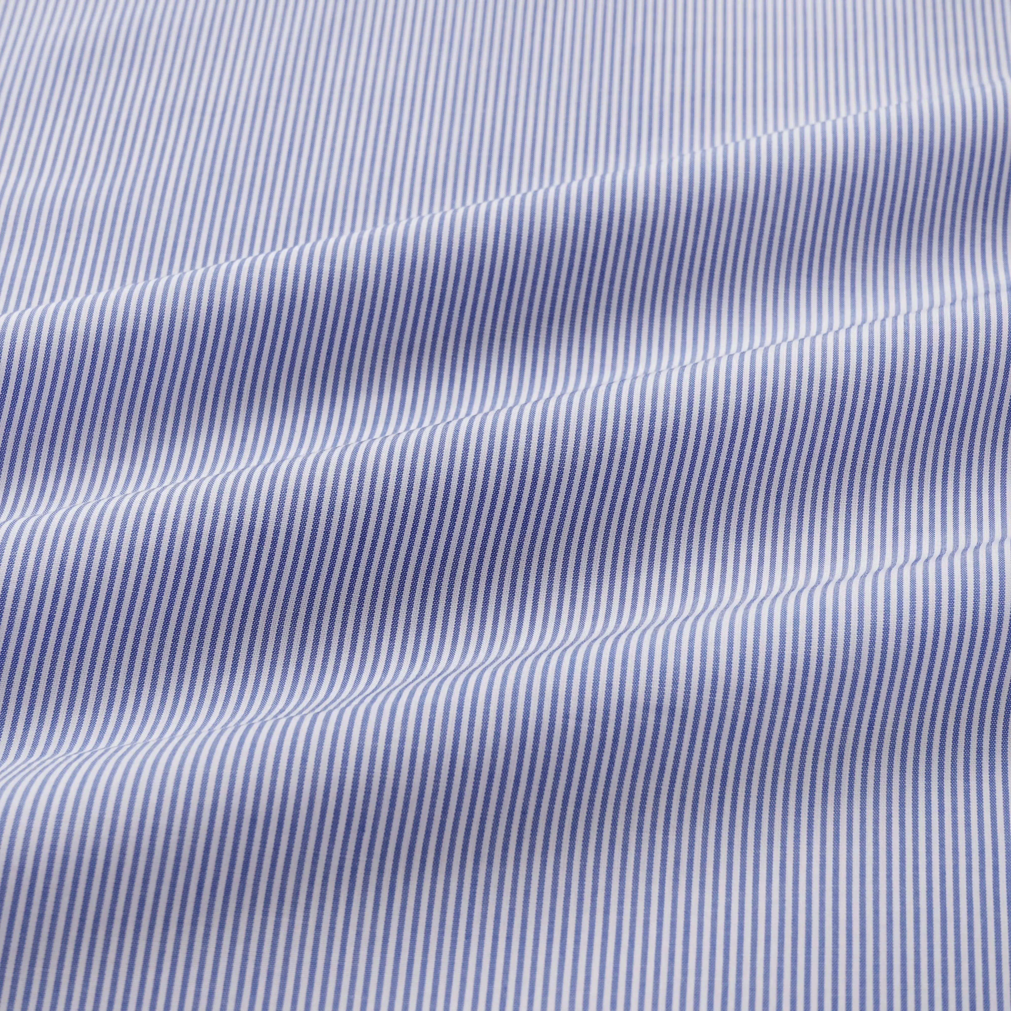 Blue & White Slim Fit French Cuff Panama Thin Stripe Dress Shirt sold by Thomas Pink product image thumbnail 4