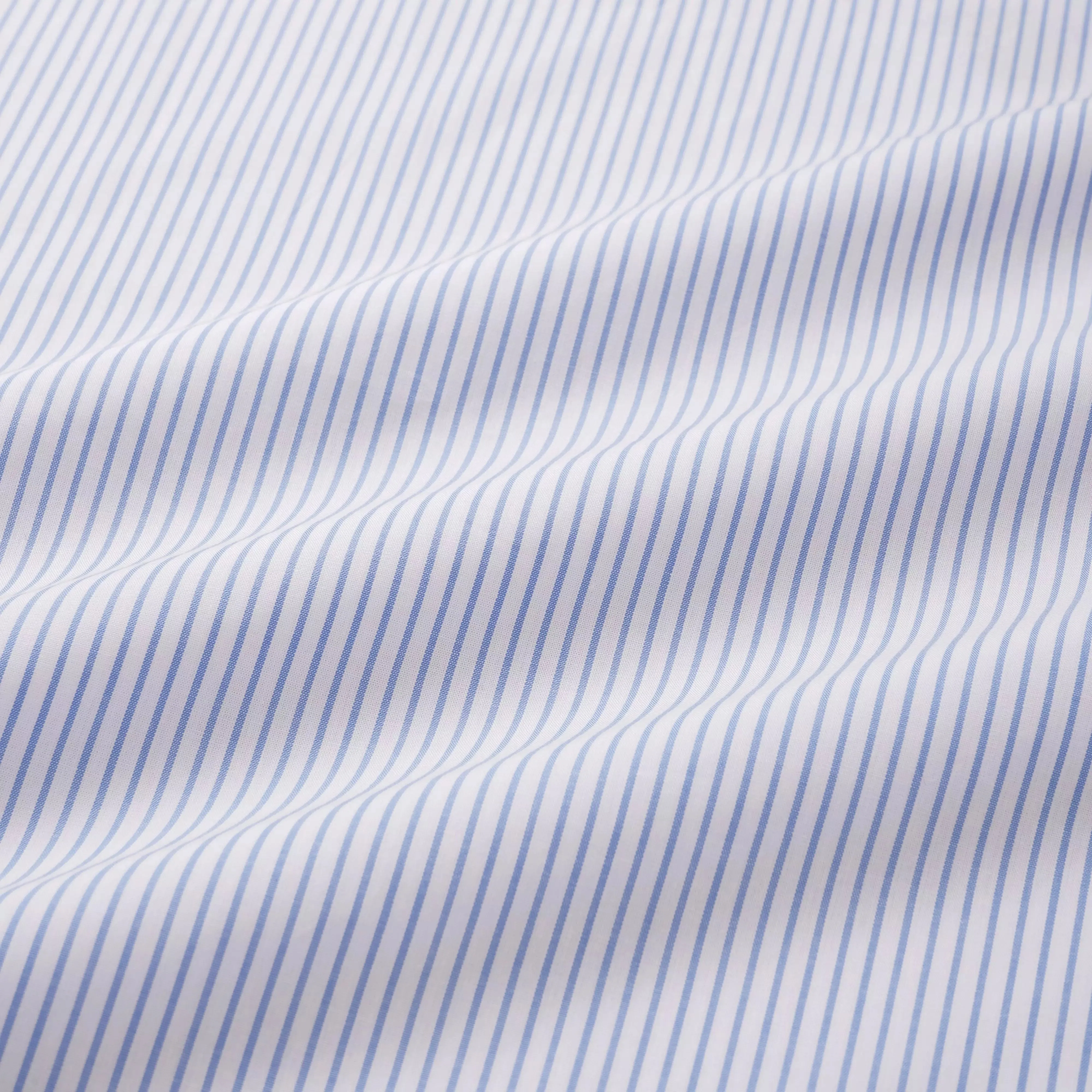 Blue & White Tailored Fit French Cuff Panama Medium Stripe Dress Shirt sold by Thomas Pink product image thumbnail 4