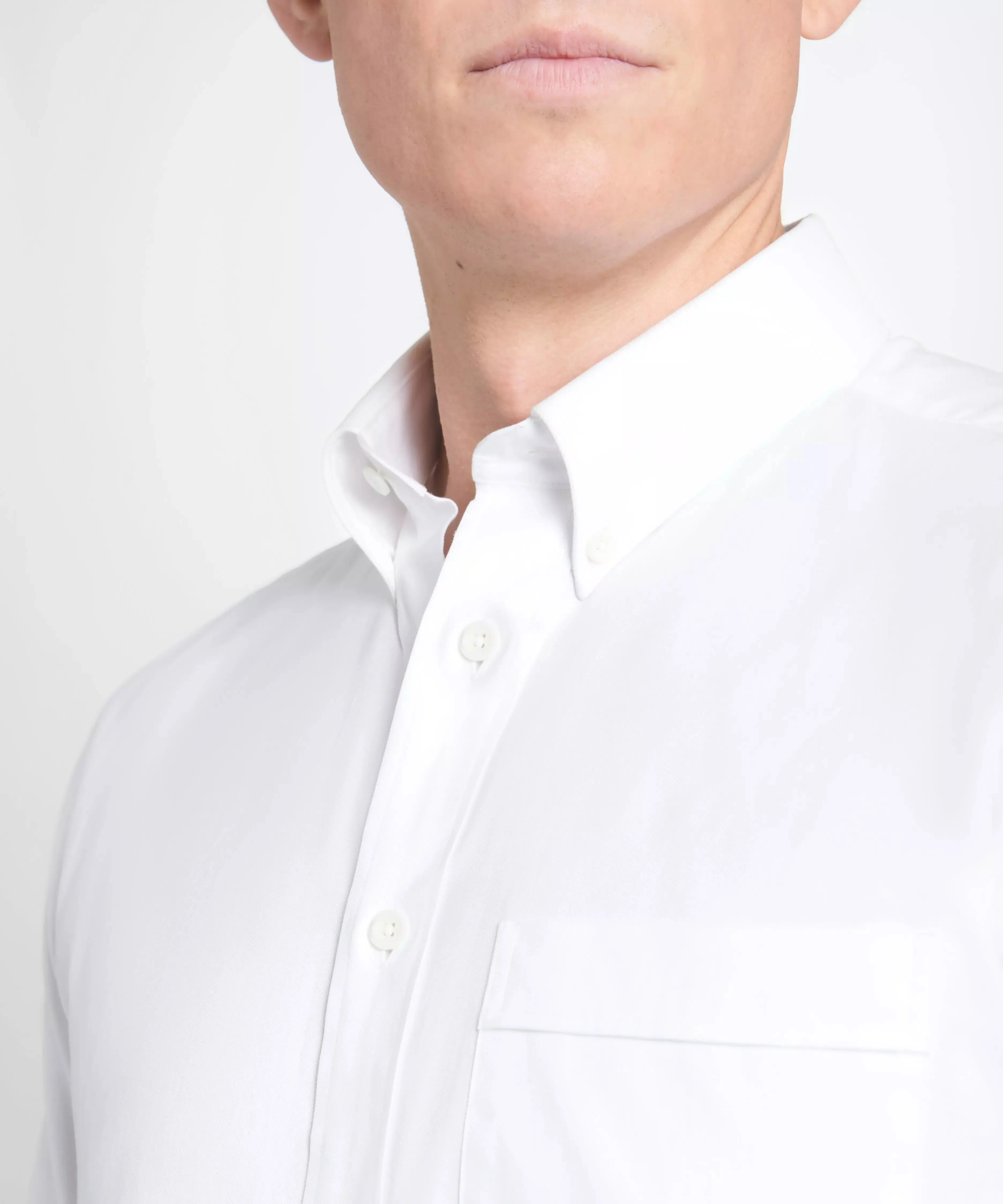 White Classic Fit Business Casual Button Down Weekend Oxford Shirt sold by Thomas Pink product image thumbnail 3