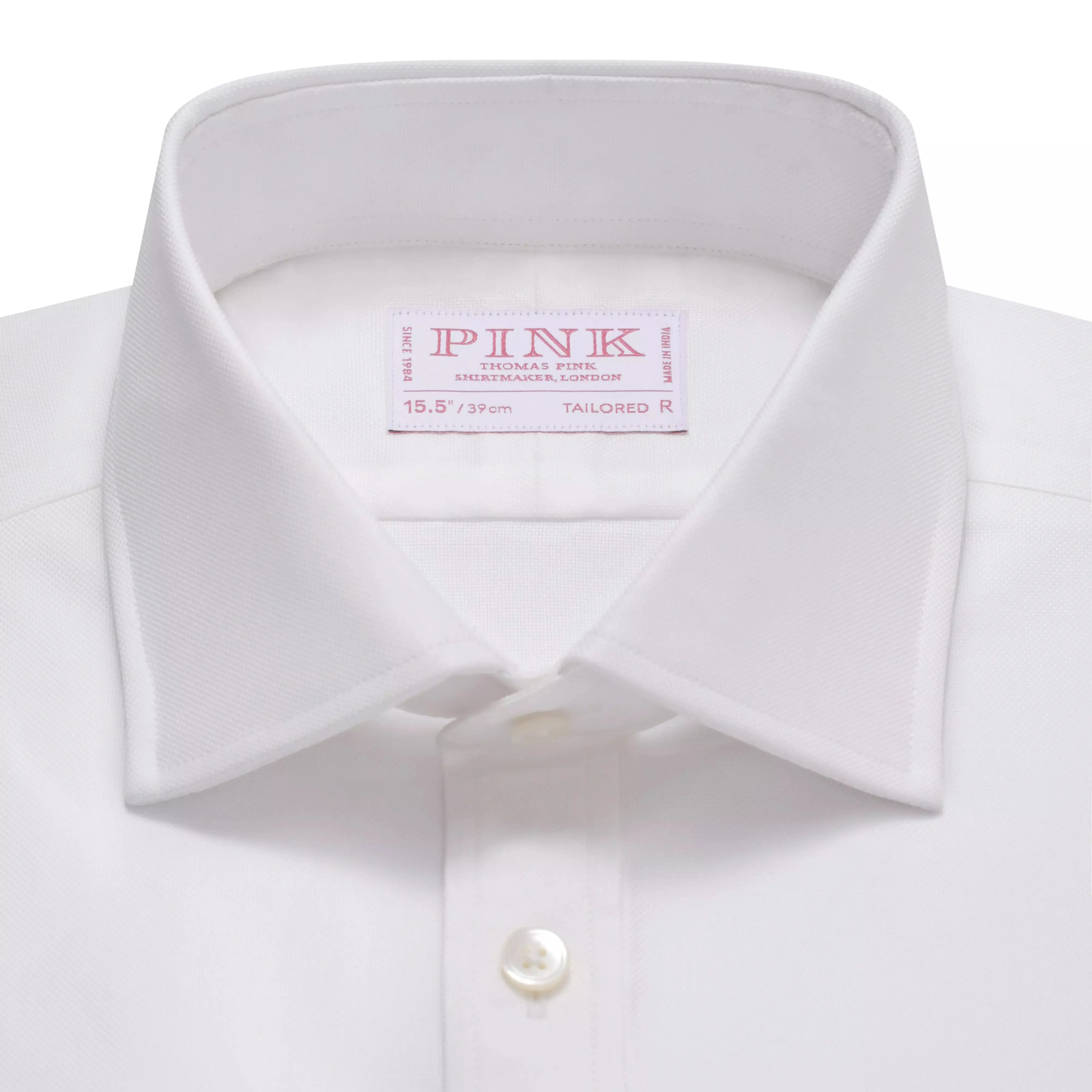White Tailored Fit Royal Oxford Dress Shirt sold by Thomas Pink product image thumbnail 3