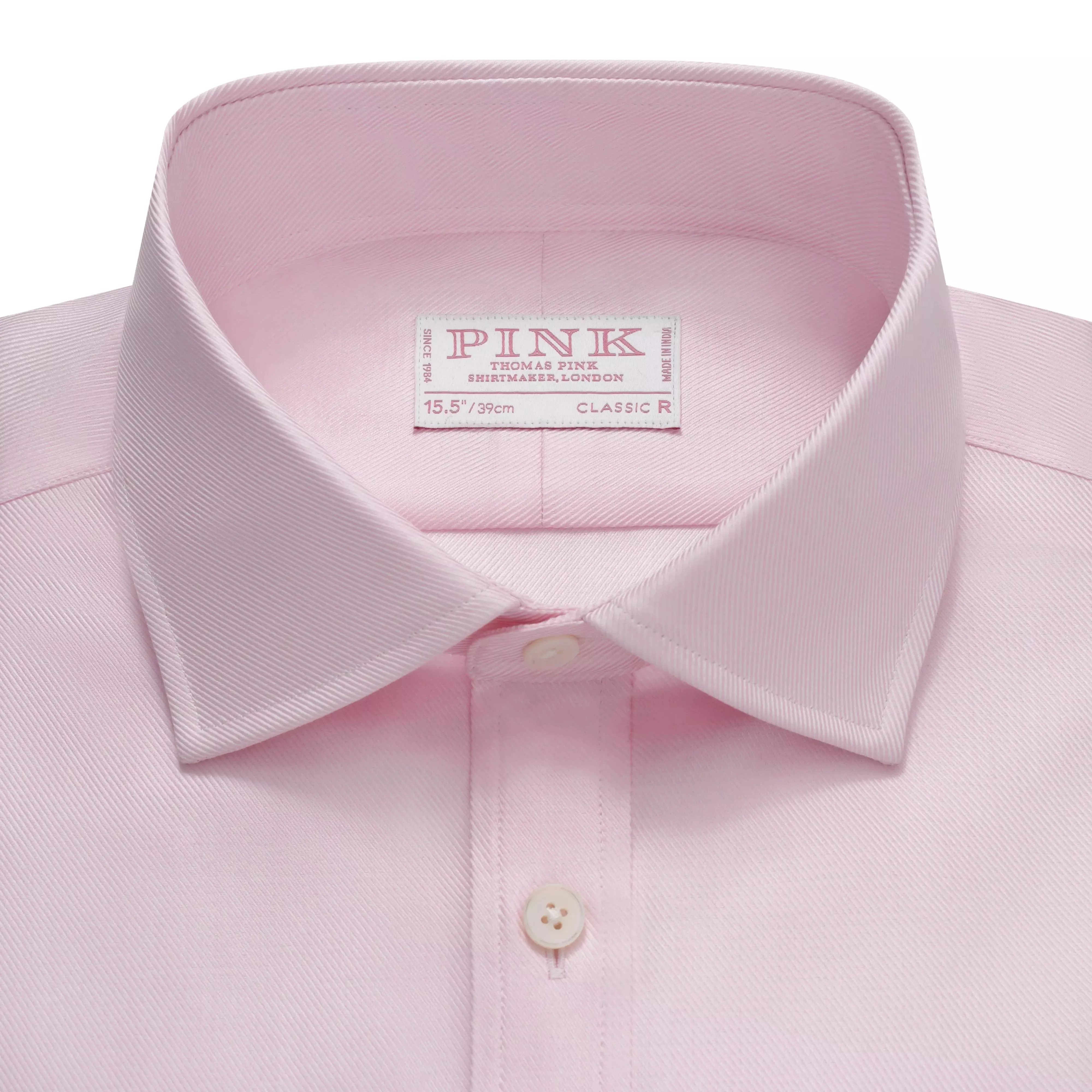 Pale Pink Classic Fit Royal Twill Dress Shirt sold by Thomas Pink product image thumbnail 2