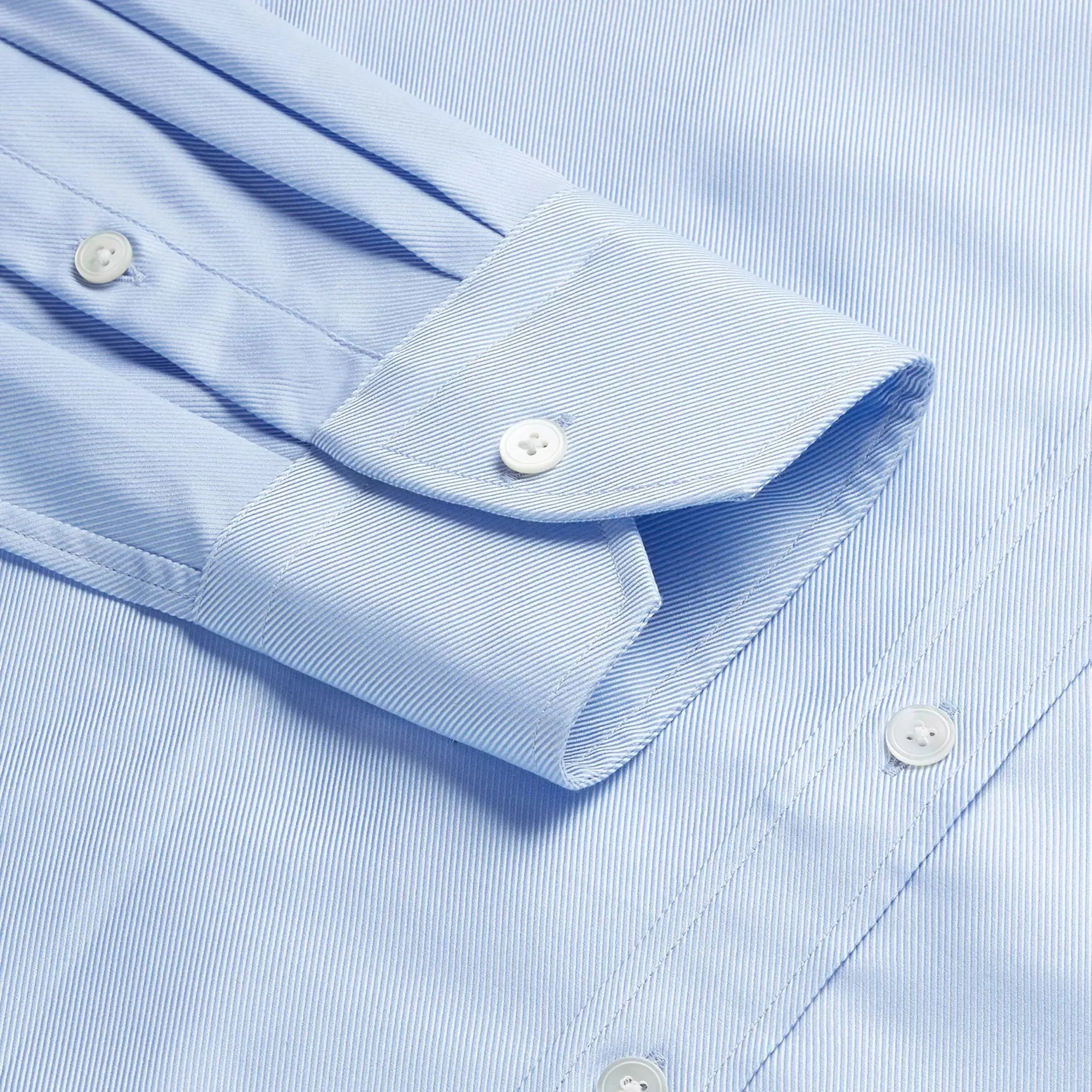 Pale Blue Tailored Fit Royal Twill Dress Shirt sold by Thomas Pink product image thumbnail 3