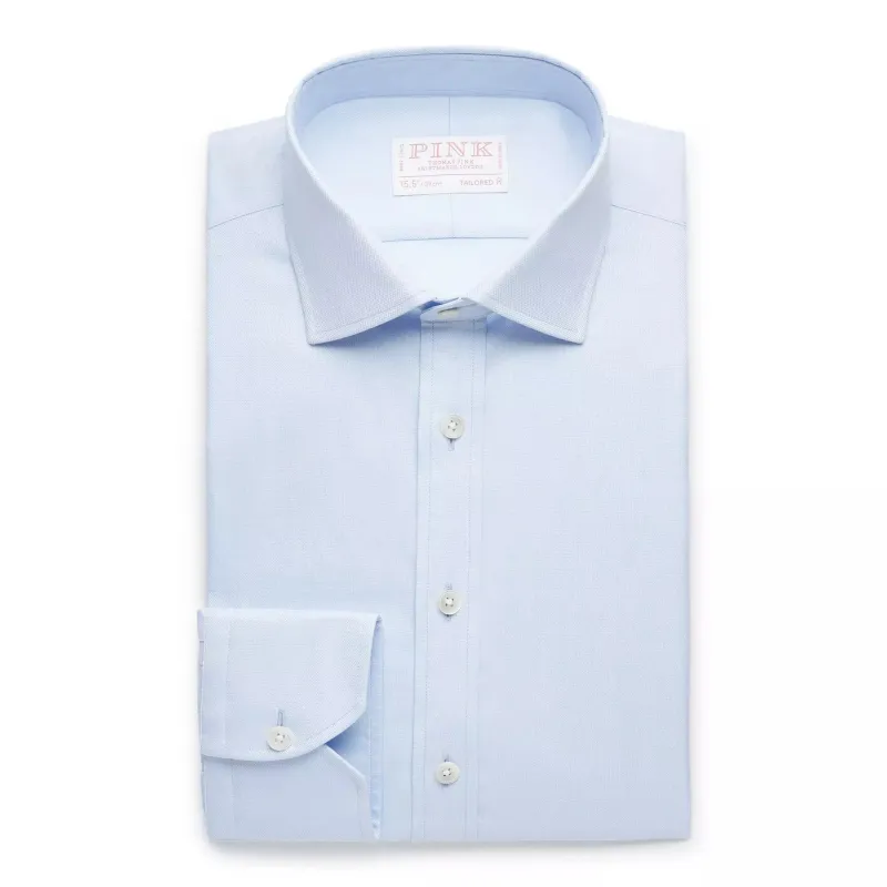 Pale Blue Tailored Fit Royal Oxford Dress Shirt sold by Thomas Pink