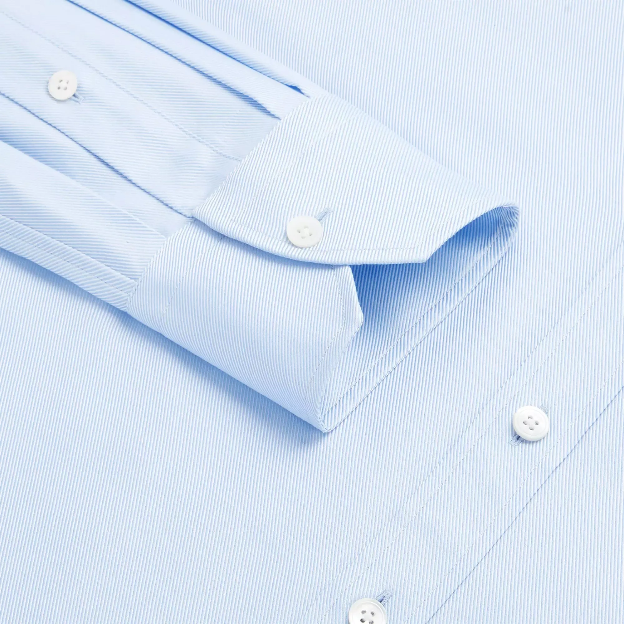 Pale Blue Classic Fit Royal Twill Dress Shirt sold by Thomas Pink product image thumbnail 3