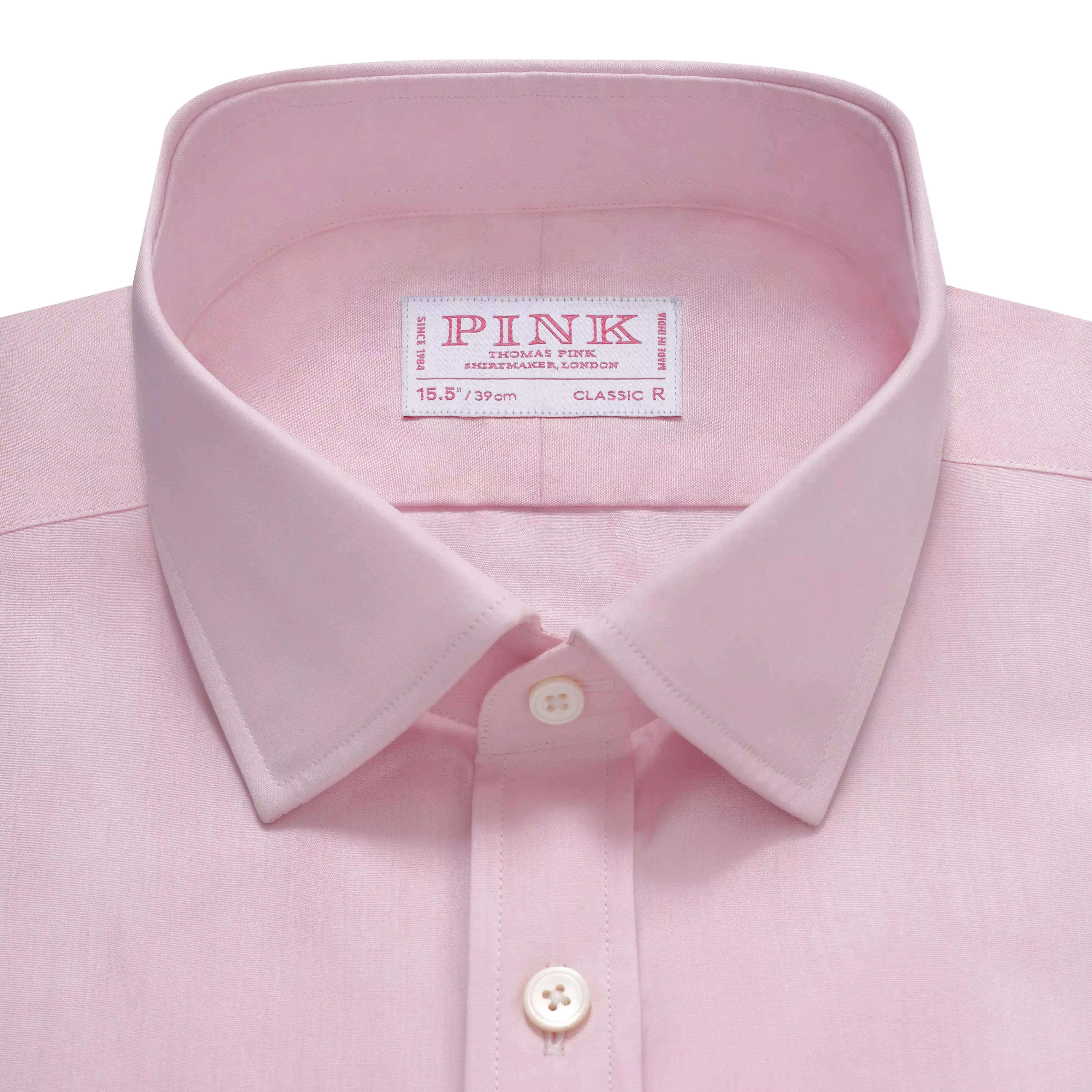 Pale Pink Classic Fit Essential Poplin Formal Shirt sold by Thomas Pink product image thumbnail 3