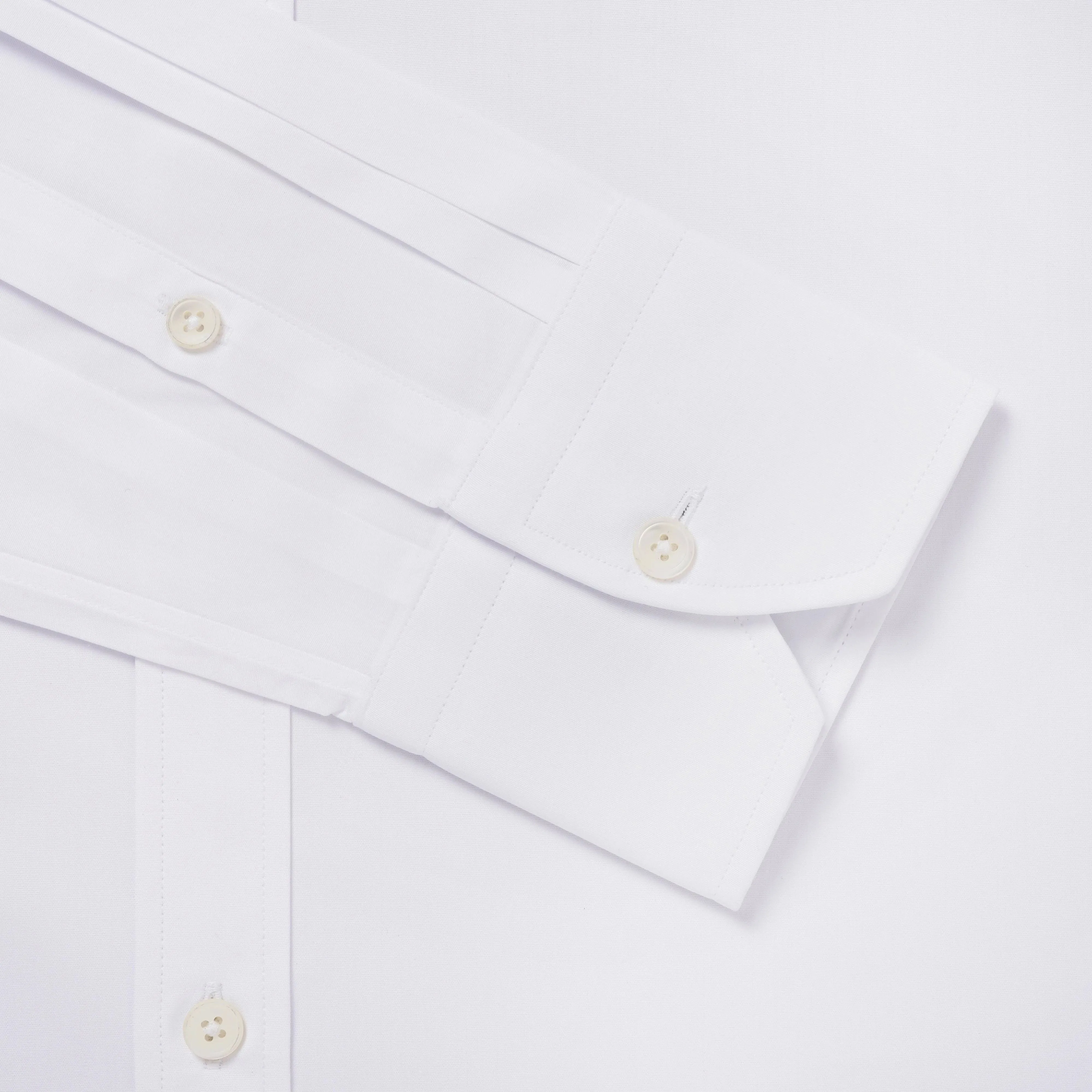 White Slim Fit Essential Poplin Formal Shirt sold by Thomas Pink product image thumbnail 2