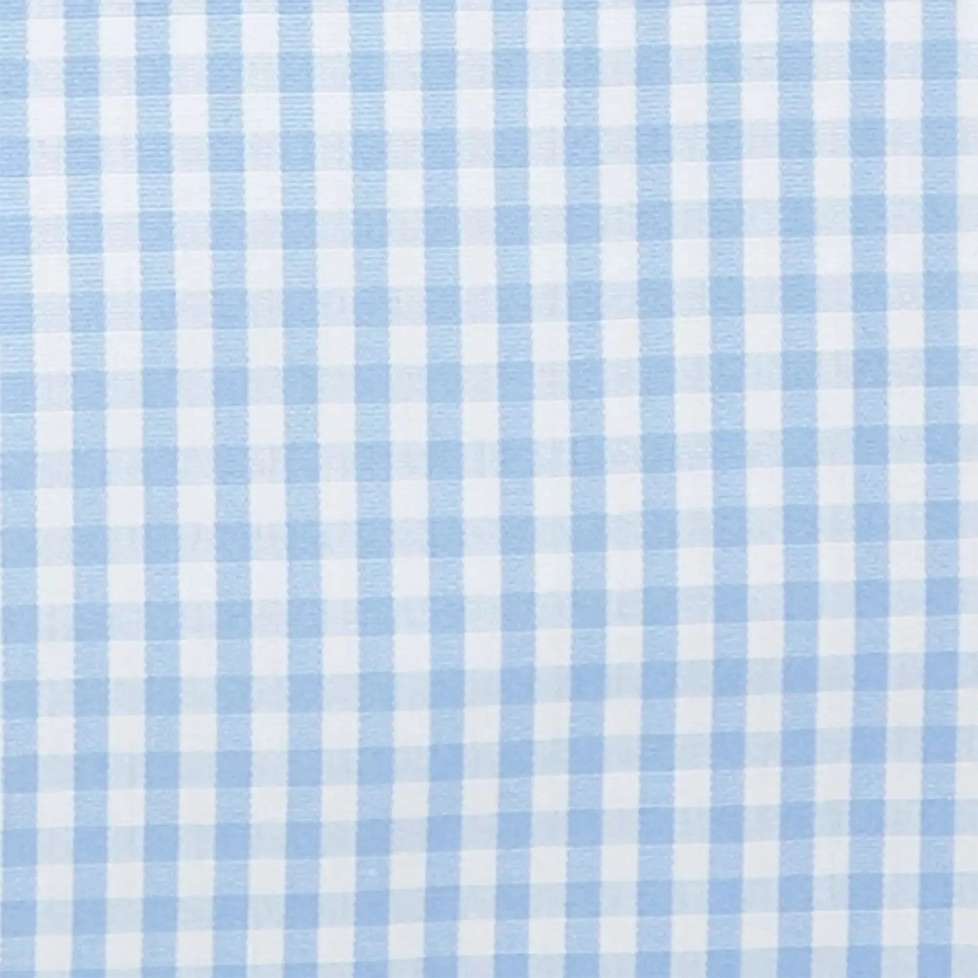 Pale Blue & White Tailored Fit Double Cuff Essential Gingham Formal Shirt sold by Thomas Pink product image thumbnail 3