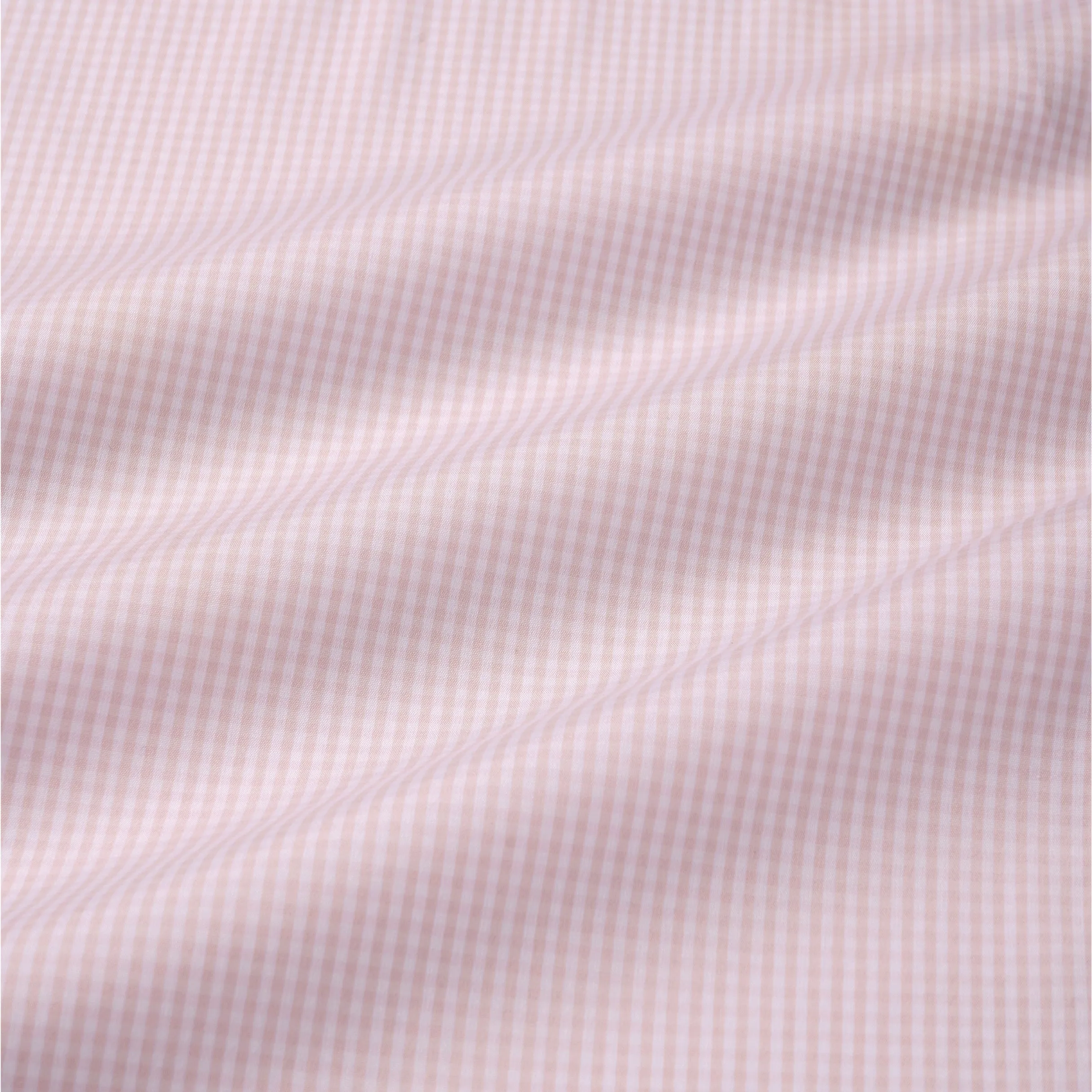 Pale Pink & White Tailored Fit Double Cuff Essential Gingham Formal Shirt sold by Thomas Pink product image thumbnail 3