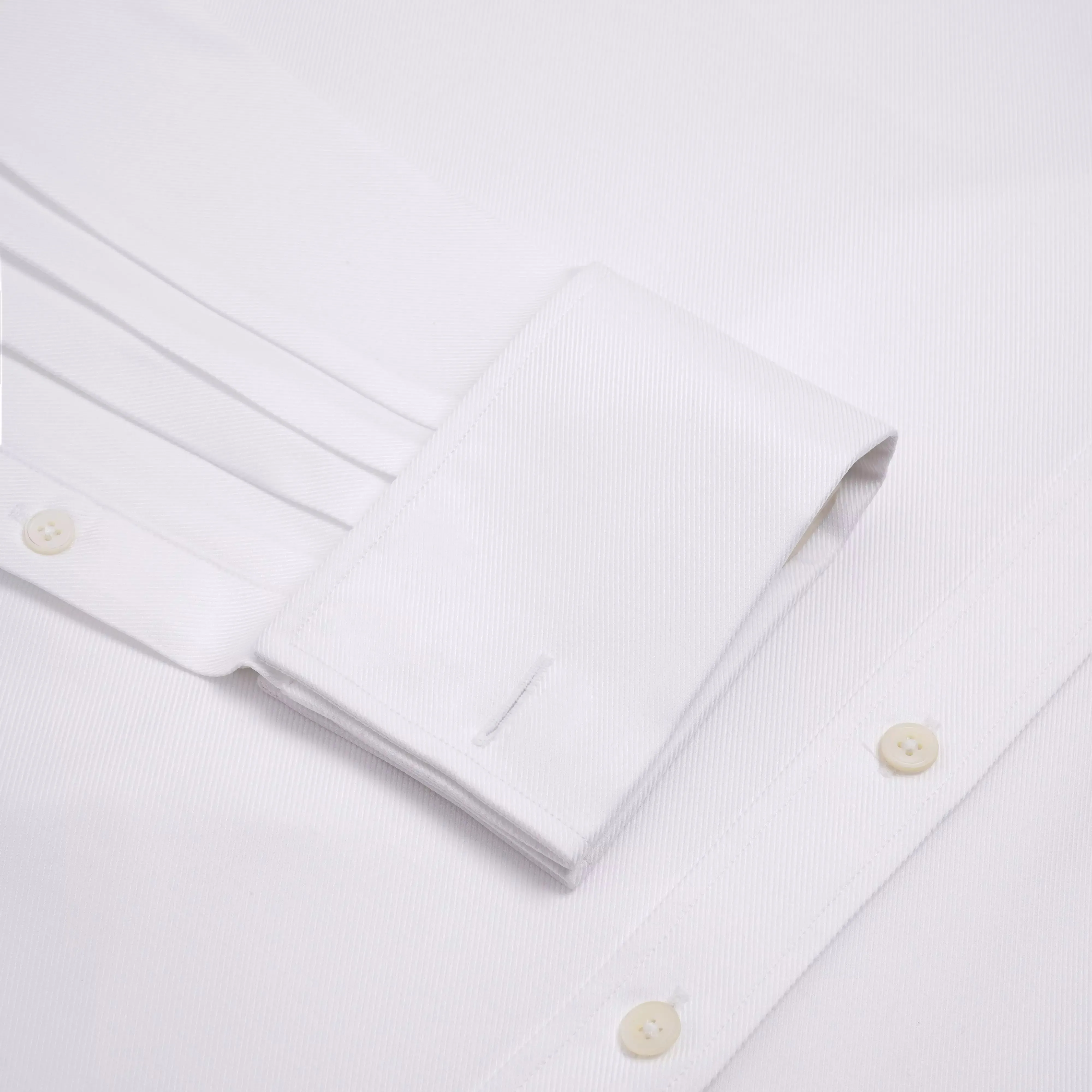 White Classic Fit French Cuff Royal Twill Dress Shirt sold by Thomas Pink product image thumbnail 2