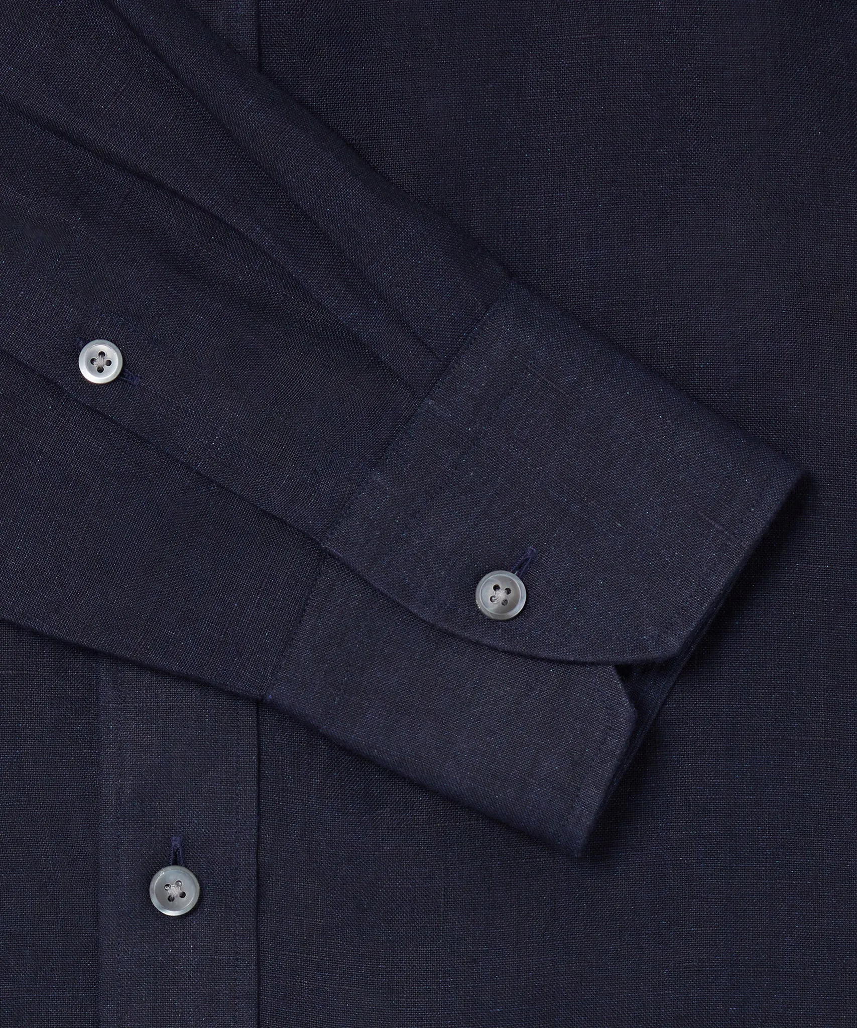 Navy Classic Fit Essential Linen Formal Shirt sold by Thomas Pink product image thumbnail 2