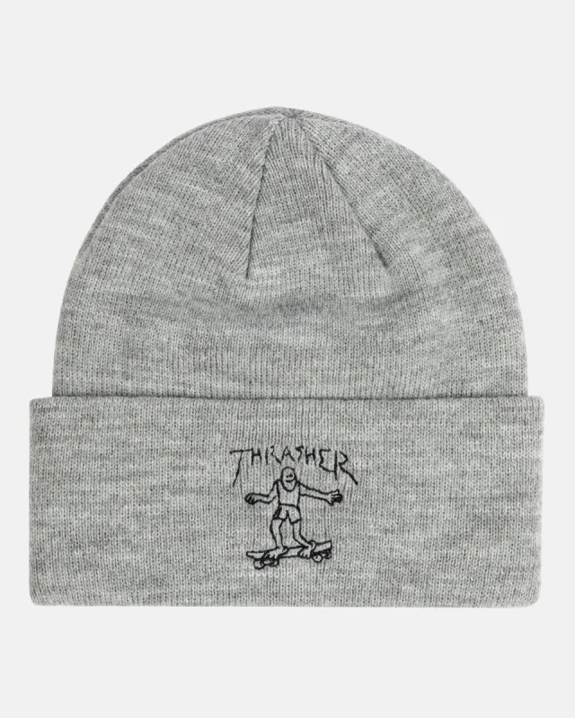 GONZ - BEANIE - GREY sold by Thrasher