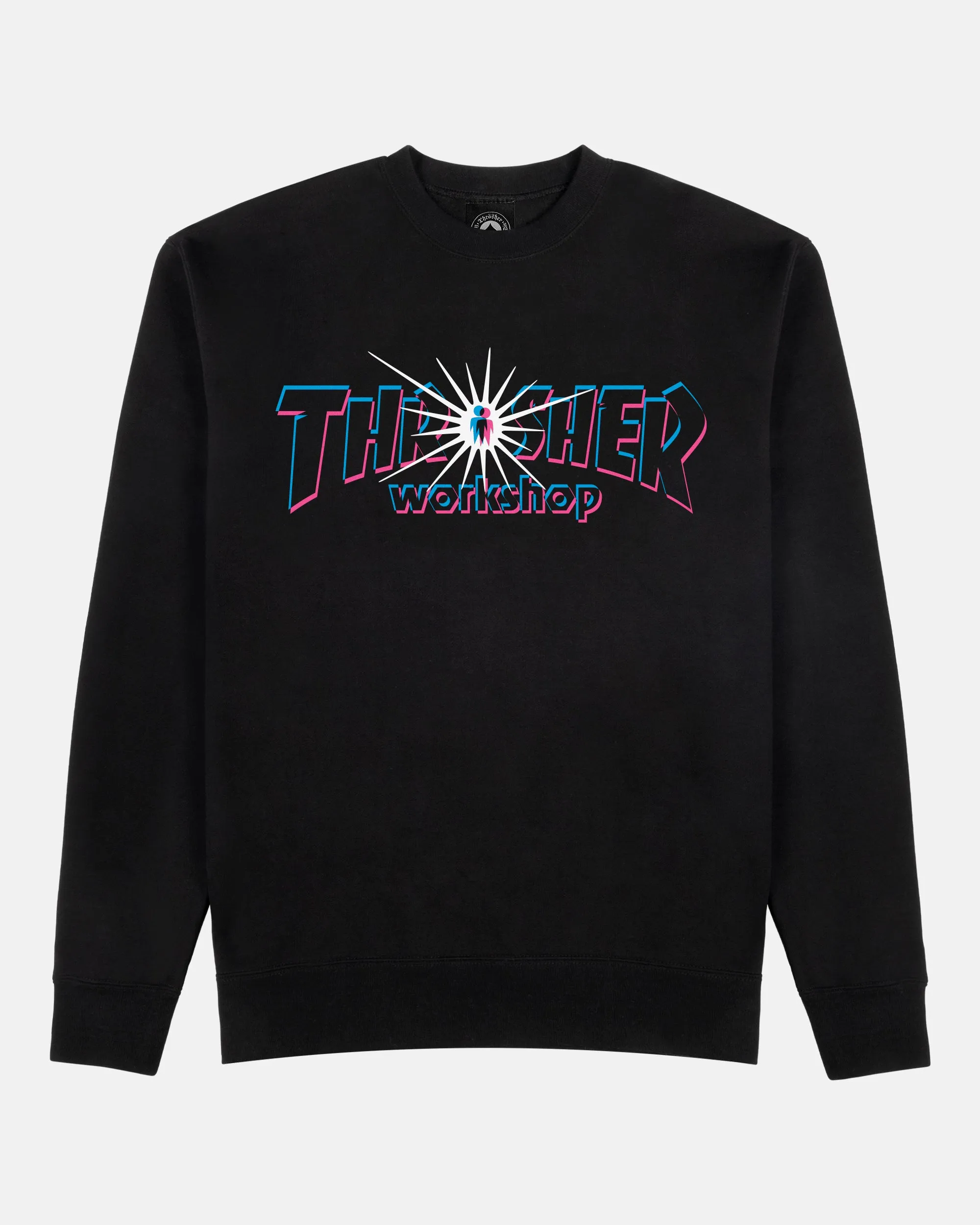 NOVA - CREWNECK - BLACK sold by Thrasher