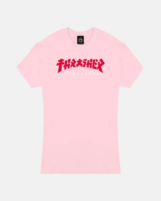 GODZILLA - WOMENS TSHIRT - PINK / RED sold by Thrasher