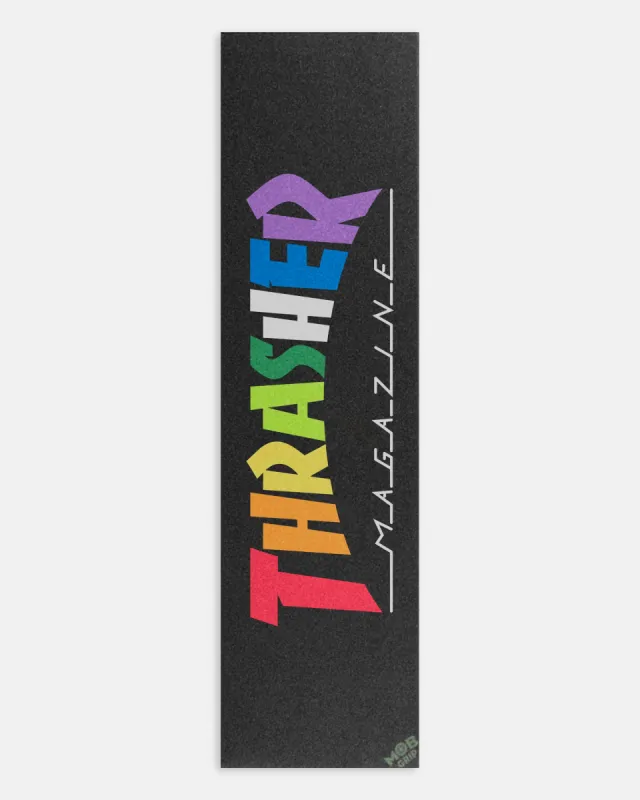 Mob Grip x Thrasher Rainbow Griptape made by Thrasher