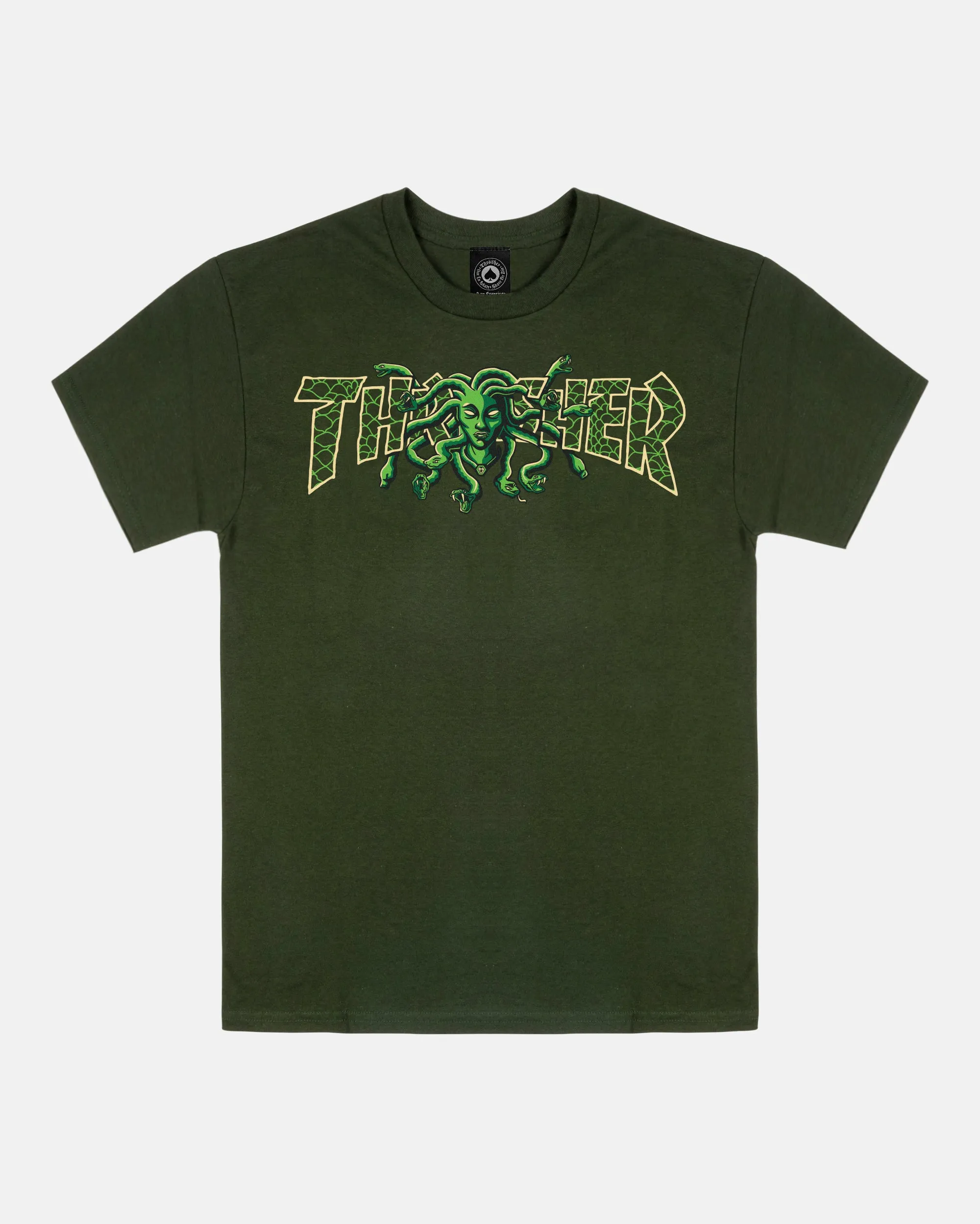 MEDUSA - T-SHIRT - FOREST GREEN sold by Thrasher