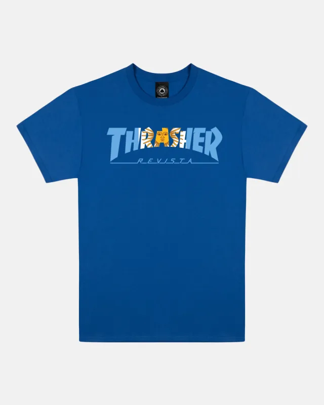 ARGENTINA REVISTA - TSHIRT - ROYAL BLUE sold by Thrasher