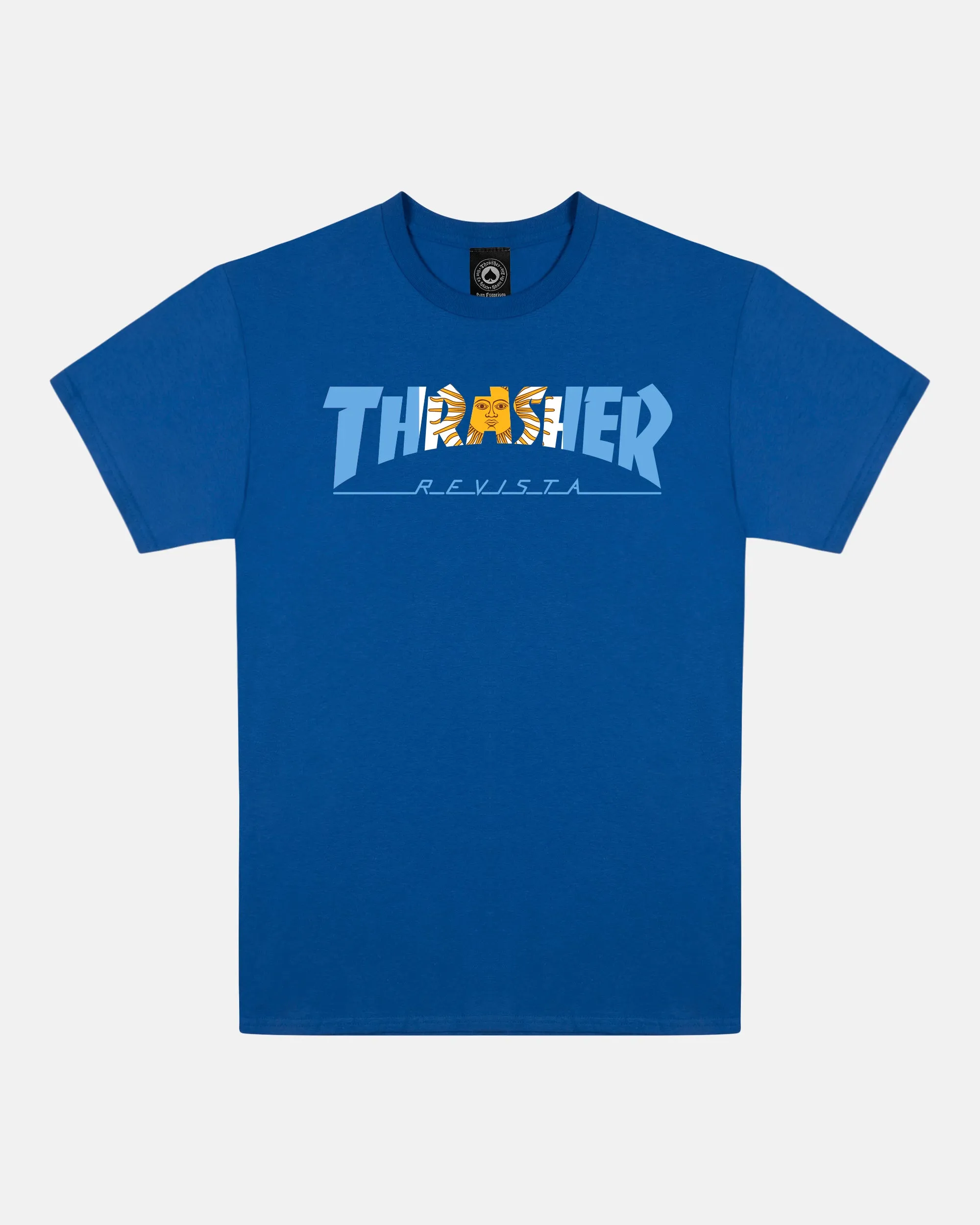 ARGENTINA REVISTA - TSHIRT - ROYAL BLUE sold by Thrasher