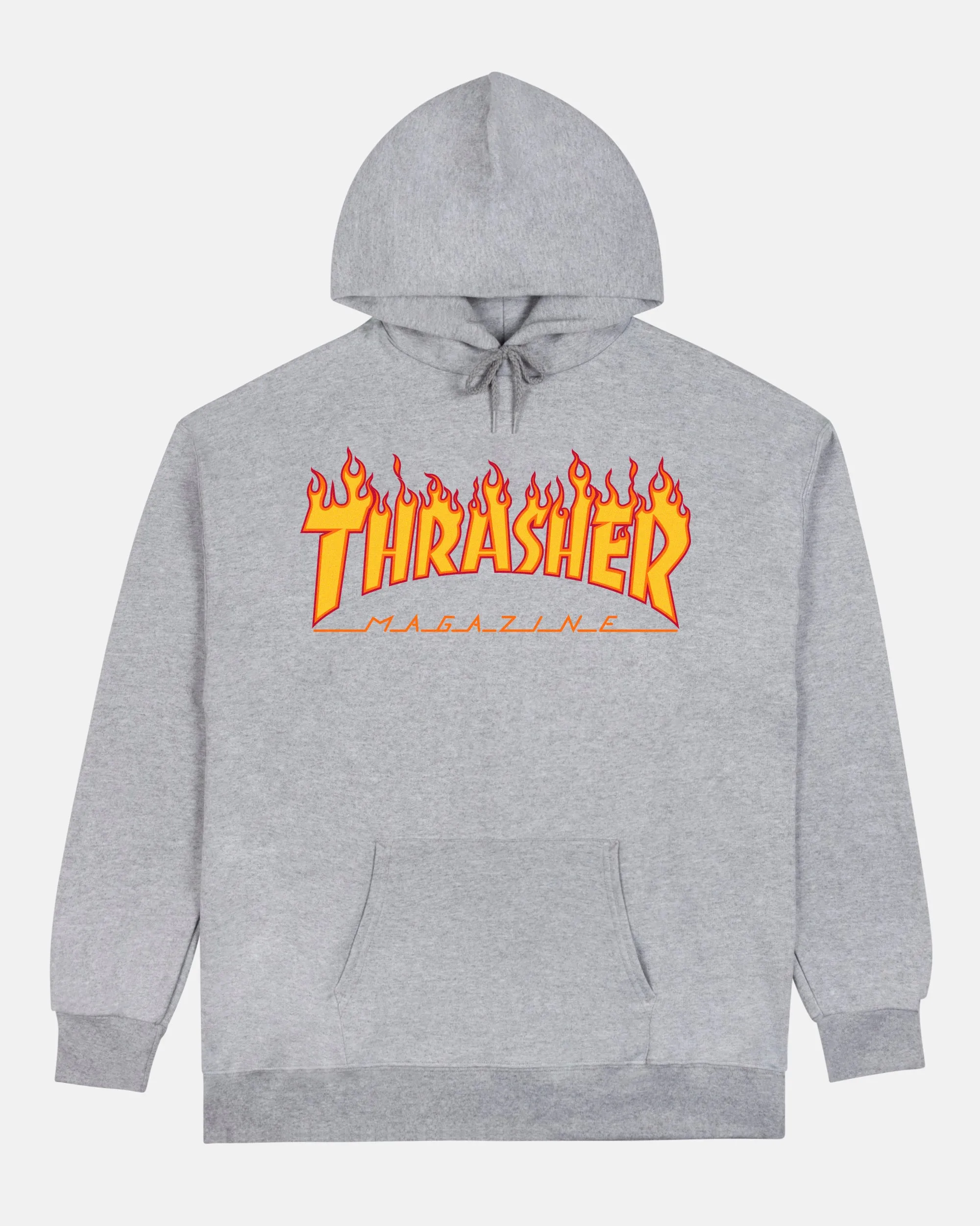FLAME - HOODIE - GREY sold by Thrasher