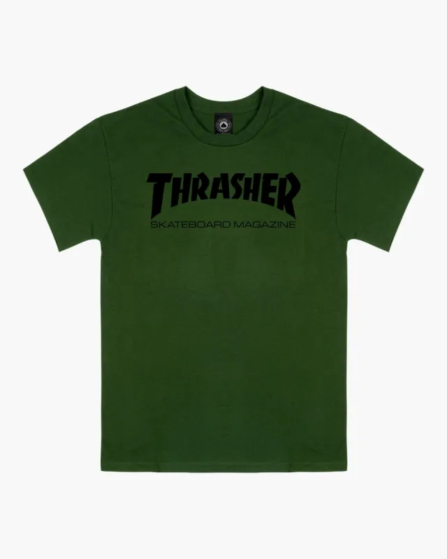 SKATE MAG - WOMENS TSHIRT - OLIVE GREEN sold by Thrasher