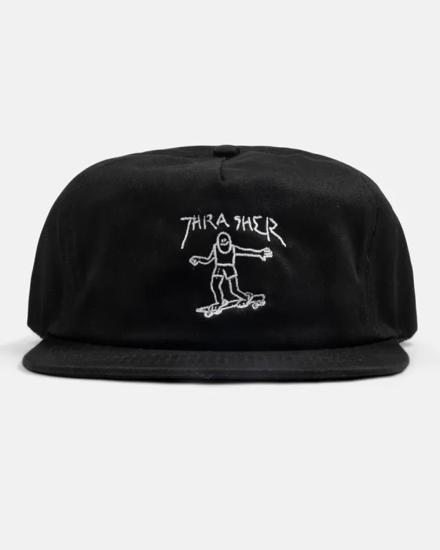 GONZ - SNAPBACK - BLACK sold by Thrasher