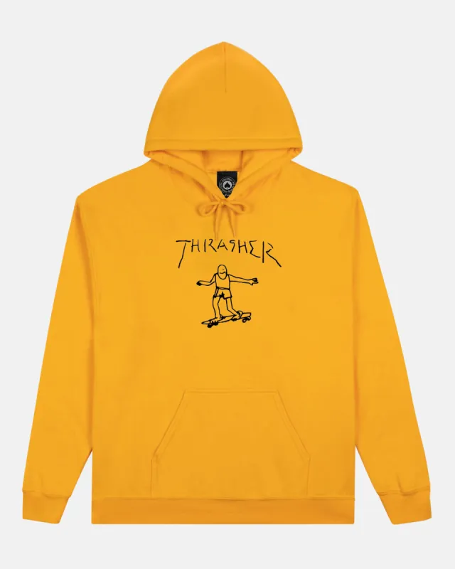 GONZ - HOODIE - GOLD sold by Thrasher