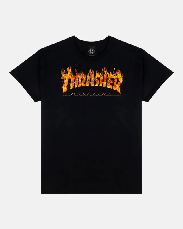 INFERNO - T-SHIRT - BLACK sold by Thrasher