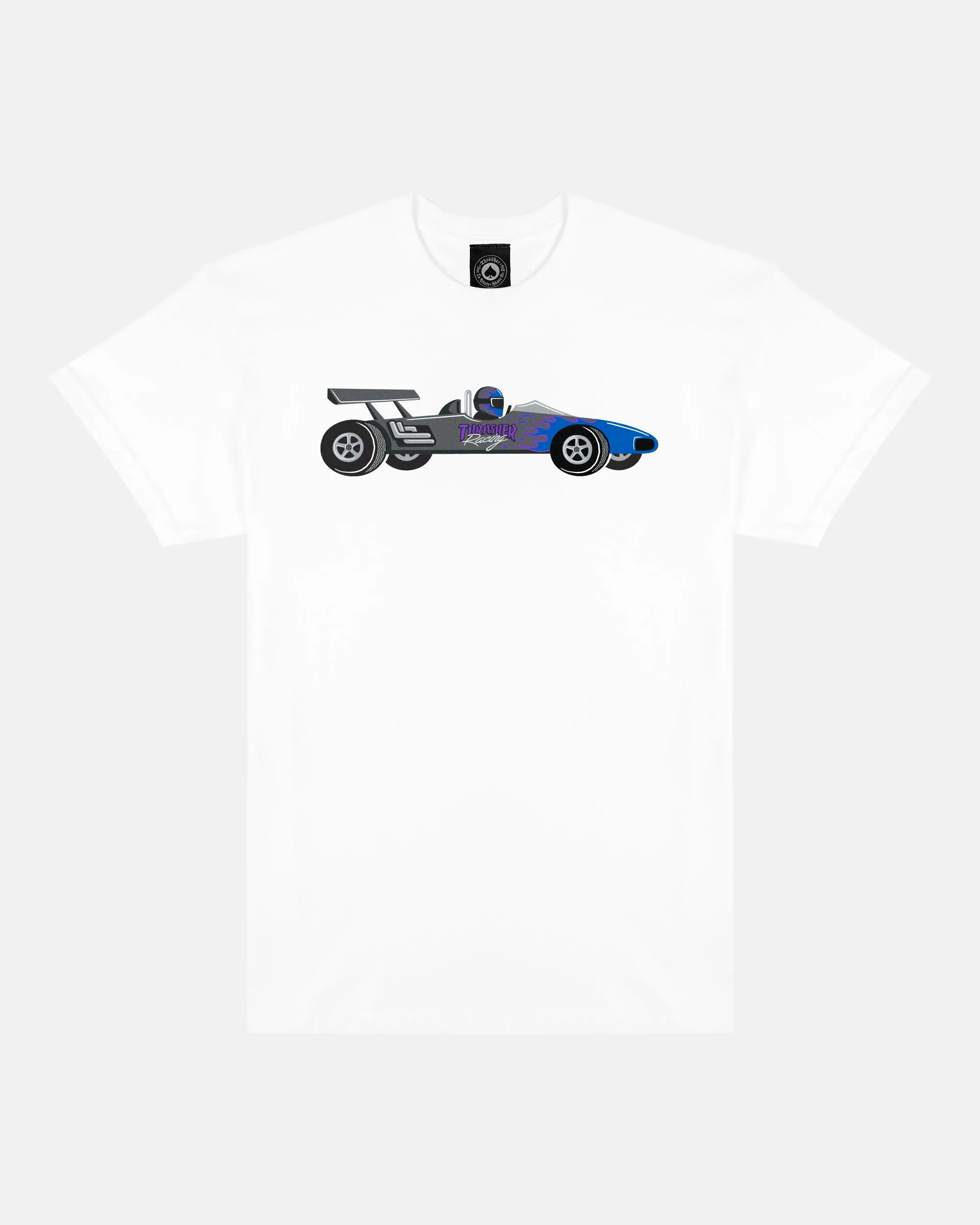 RACECAR - T-SHIRT - WHITE sold by Thrasher