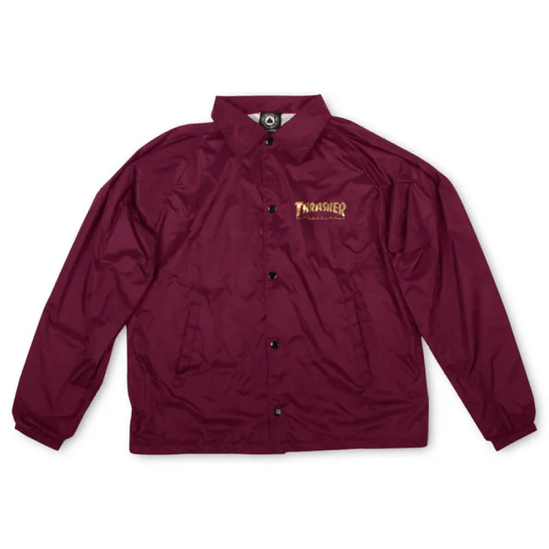 Pentagram Coach Jacket (Maroon) sold by Thrasher