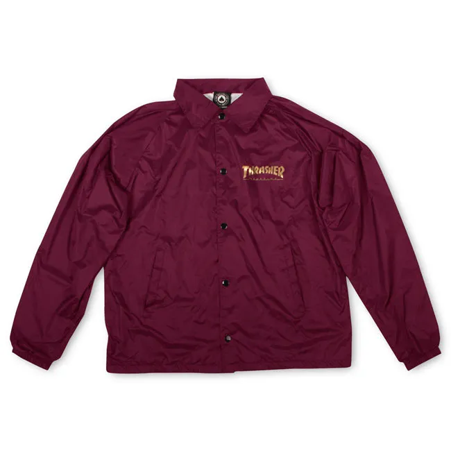 Pentagram Coach Jacket (Maroon) sold by Thrasher
