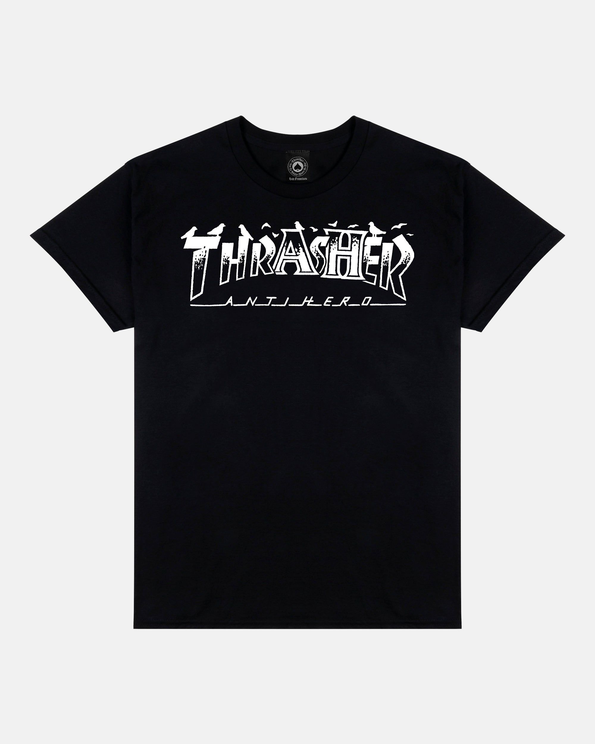 PIGEON MAG - TSHIRT - BLACK sold by Thrasher