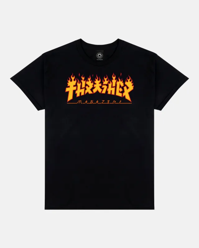 GODZILLA FLAME - TSHIRT - BLACK sold by Thrasher