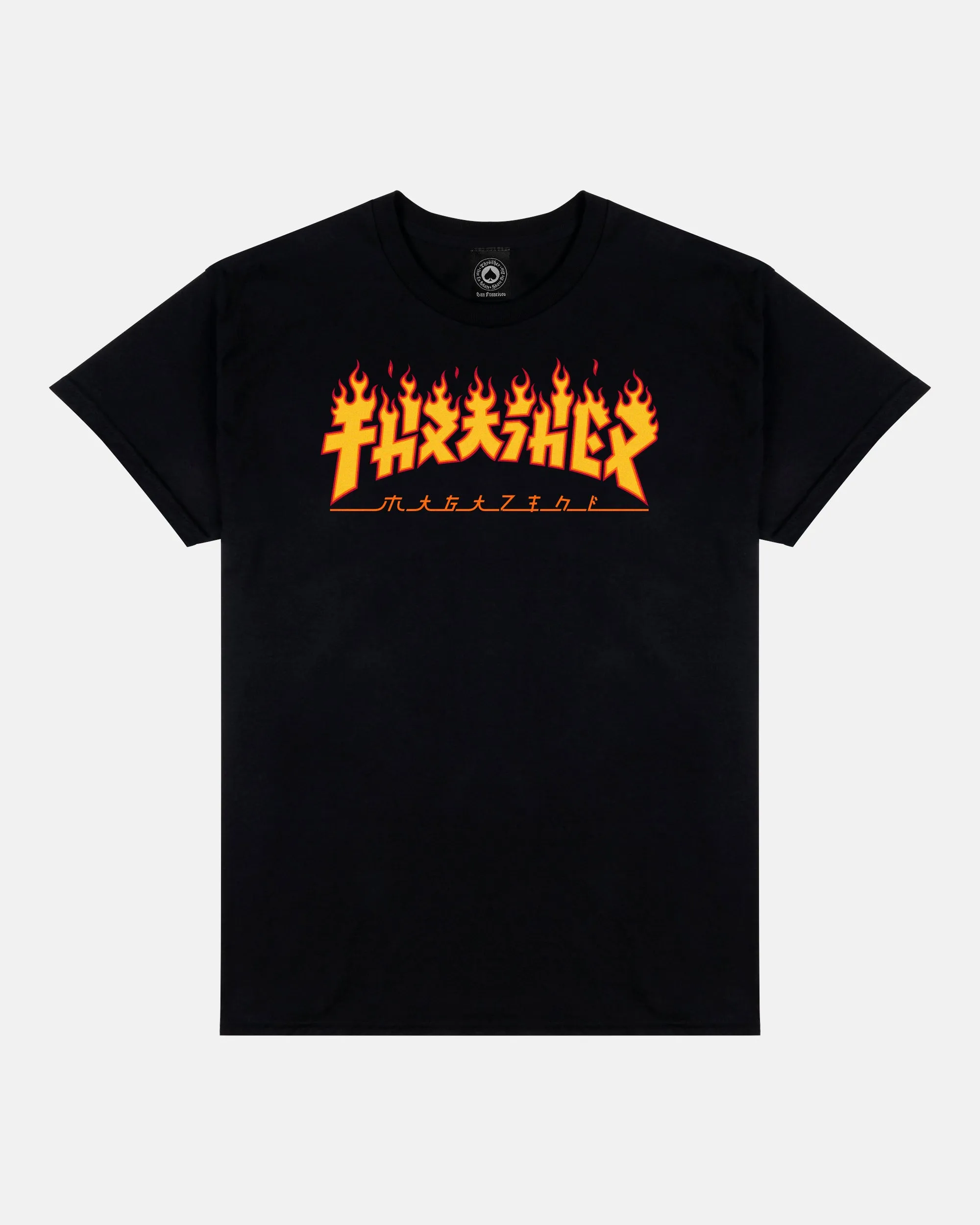 GODZILLA FLAME - TSHIRT - BLACK sold by Thrasher