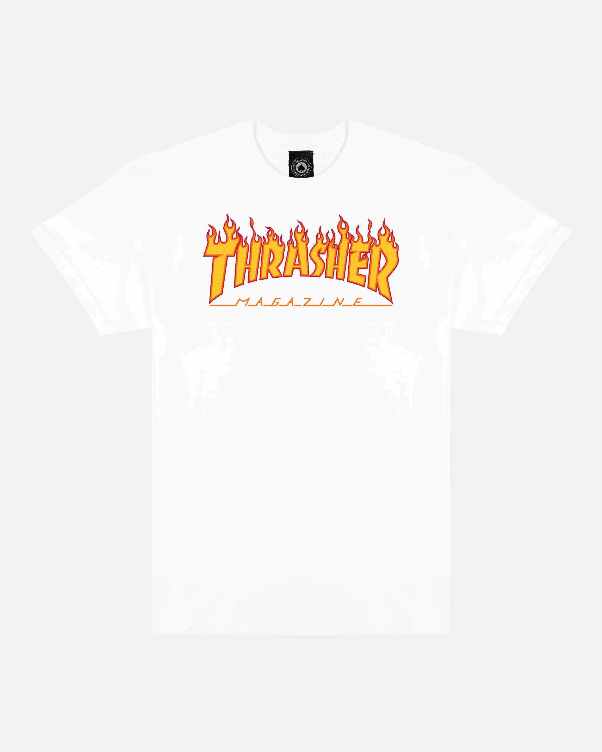 FLAME - TSHIRT - WHITE sold by Thrasher