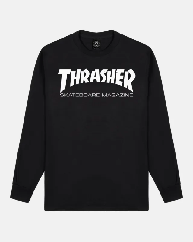 SKATE MAG - LONGSLEEVE - BLACK sold by Thrasher
