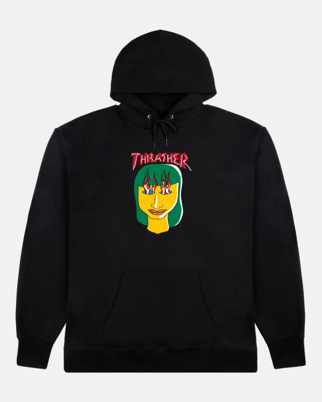 TALK SHIT BY GONZ - HOODIE - BLACK sold by Thrasher
