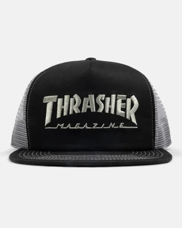 MAG LOGO - TRUCKER - BLACK / GREY sold by Thrasher