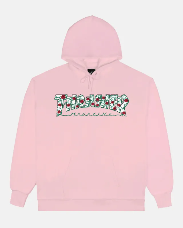 ROSES - HOODIE - PINK sold by Thrasher