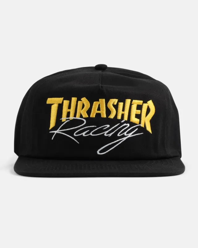 THRASHER RACING - SNAPBACK - BLACK sold by Thrasher
